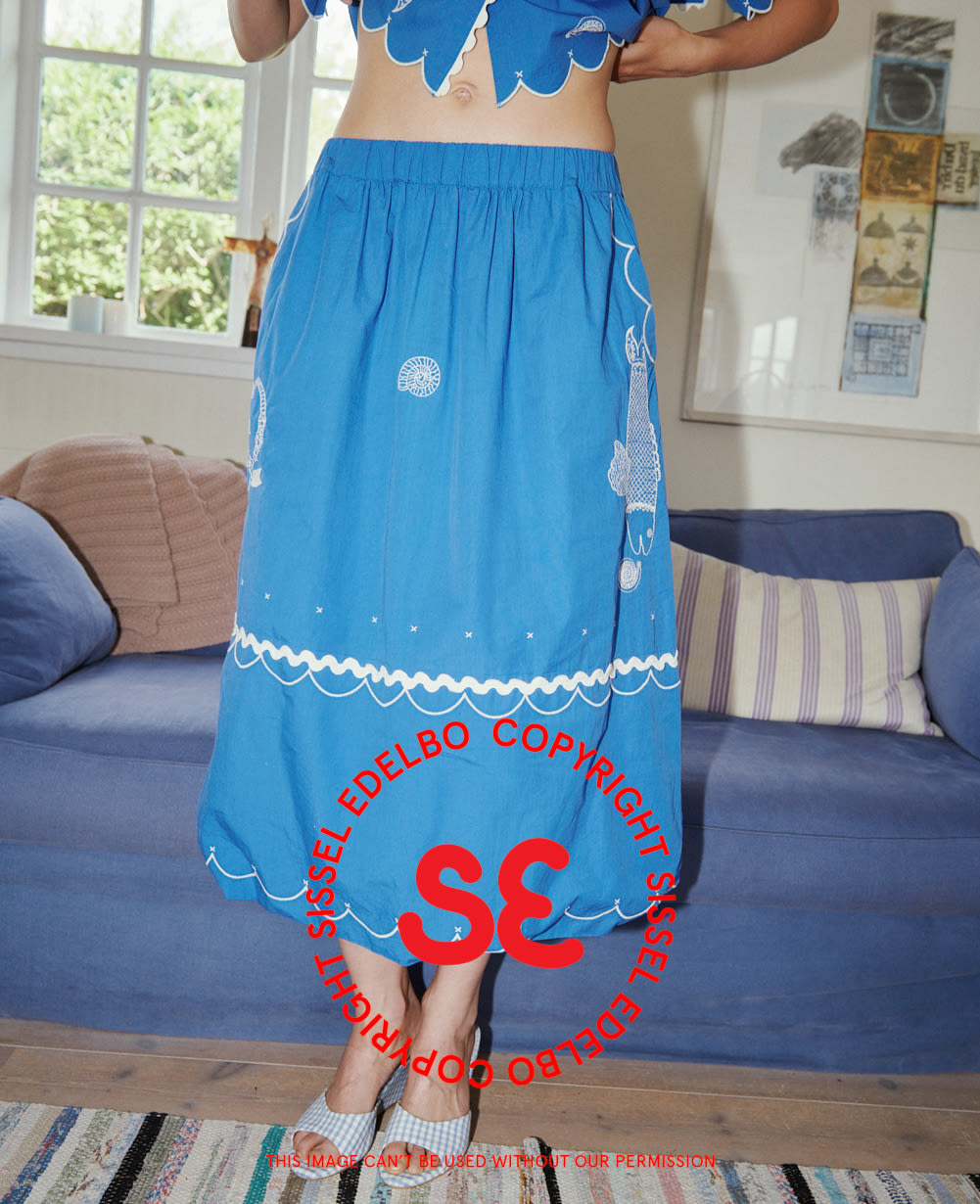 Sonya Skirt - Blue