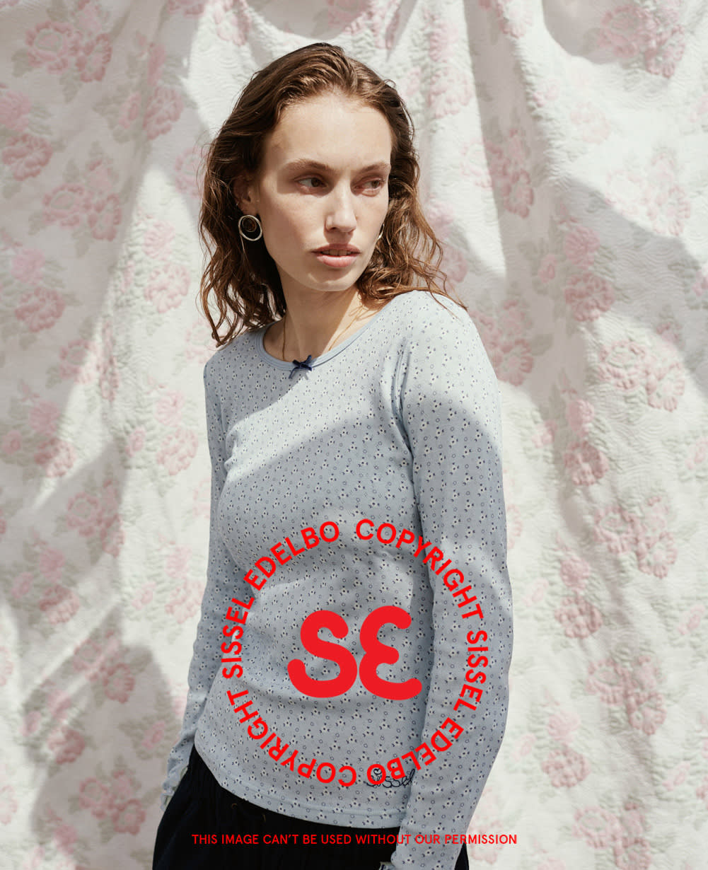 Ronja Top - Ditsy Blue