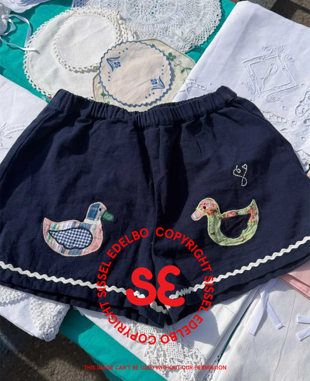 Elisa MINI Shorts - Navy Duck