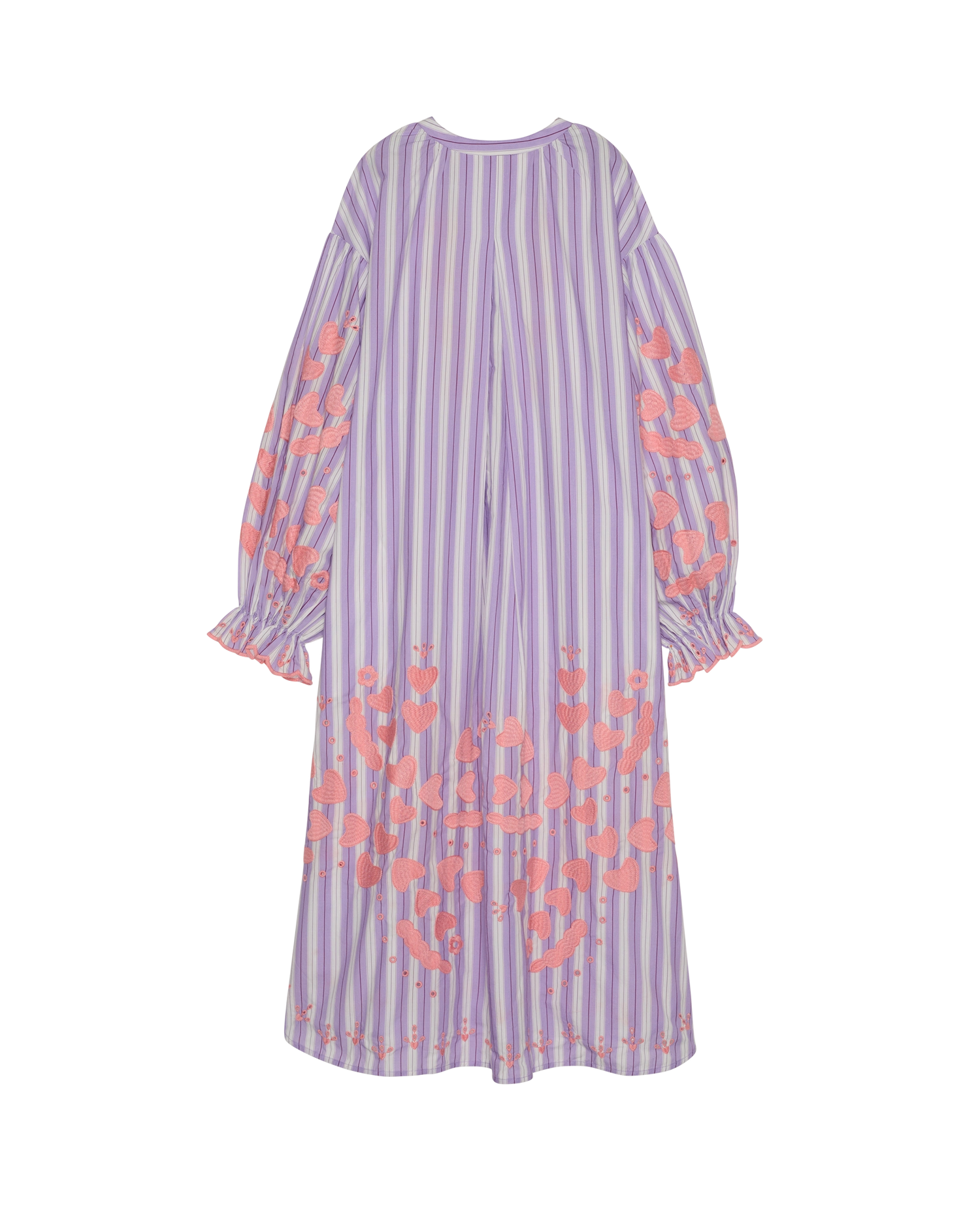 Elisabeth Dress - Purple Stripes