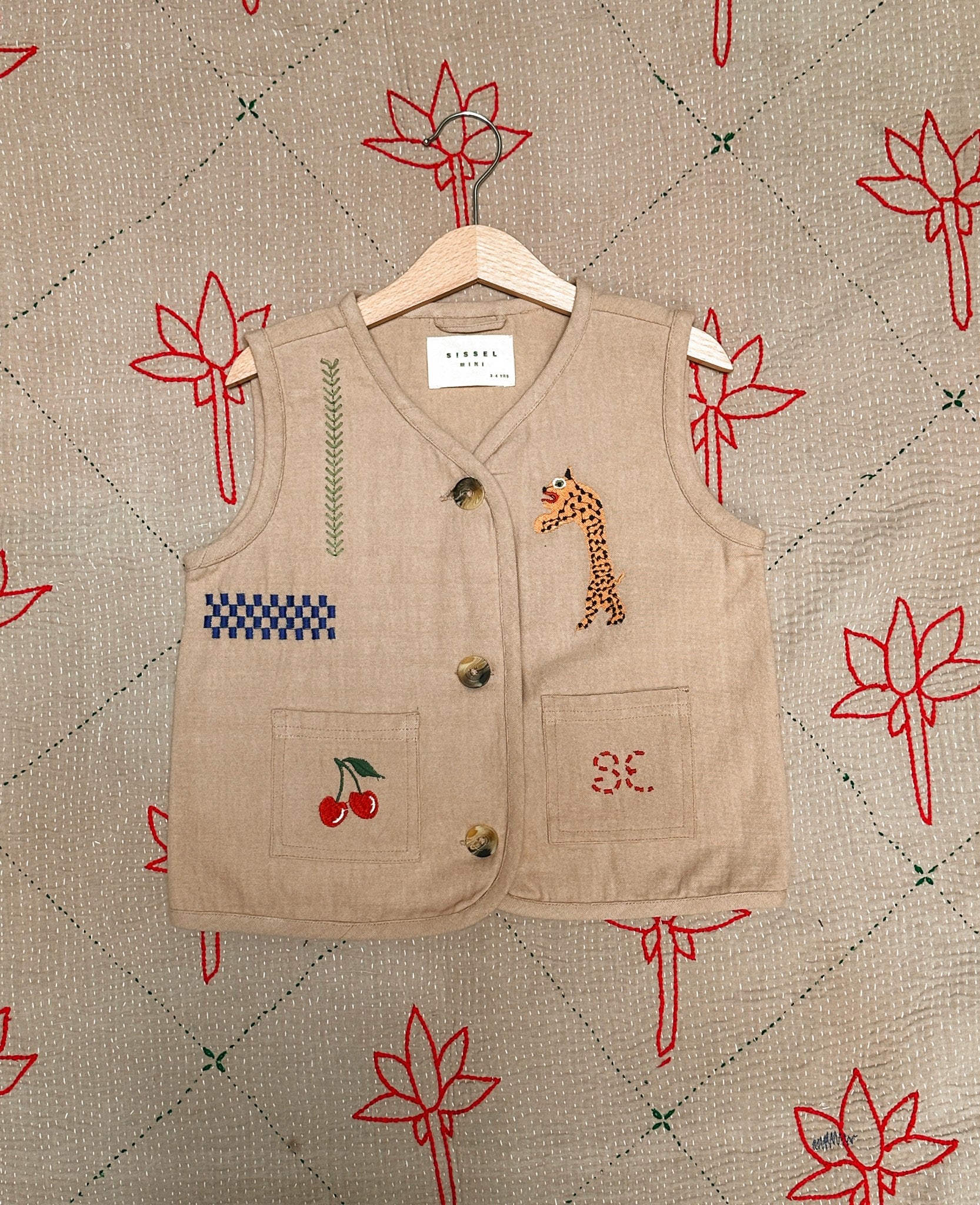 トップス HELIOPOLE EMBROIDERY LACE VEST EMBROIDERY LACE VEST｜HELIOPOLE｜HÉLIOPÔLE（エリオポール