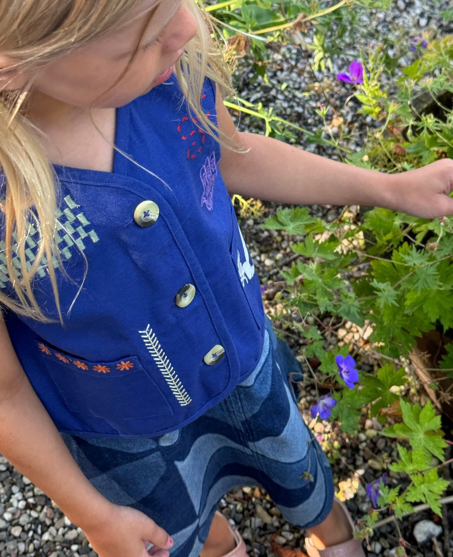 Ellie MINI Vest - Ultramarine Blue