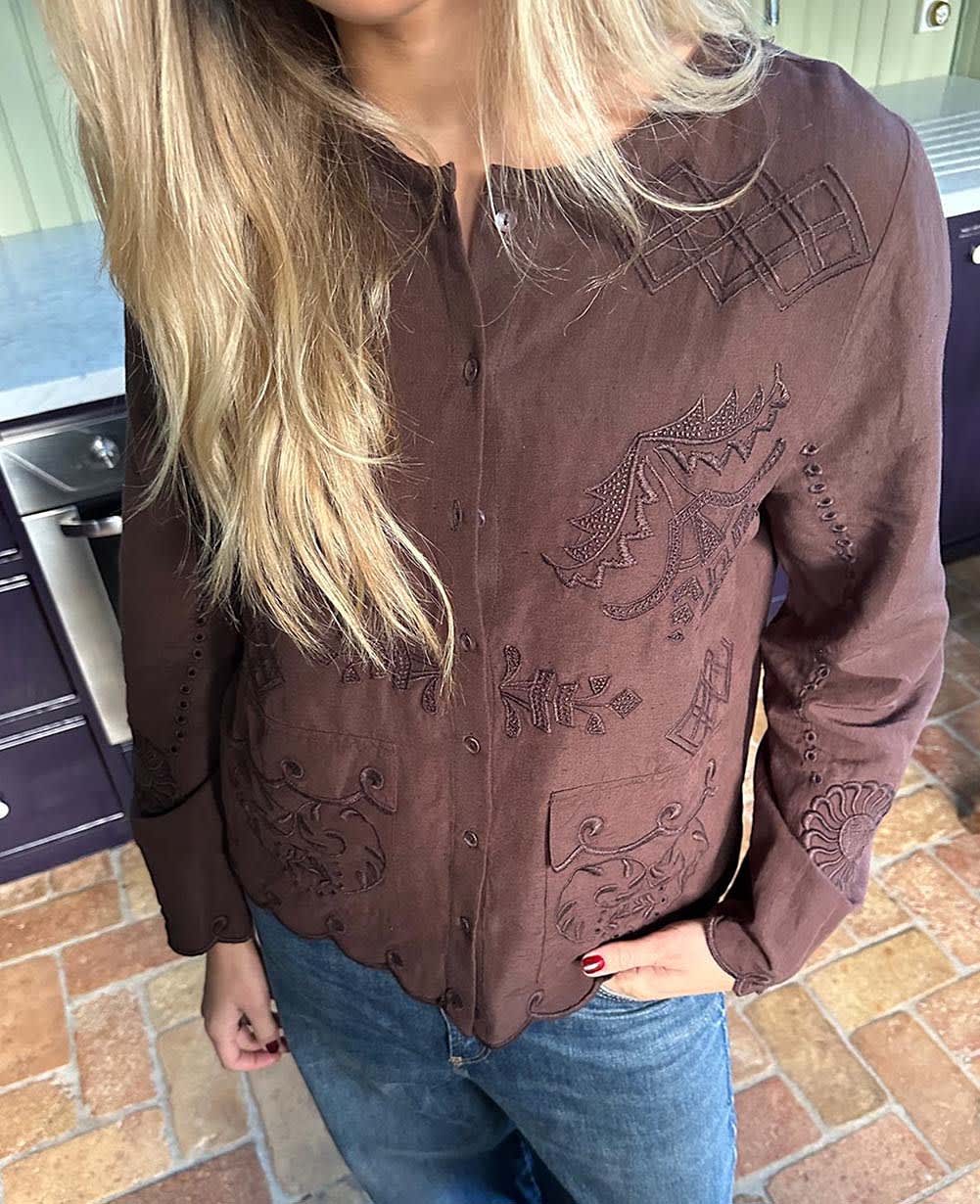 Ester Shirt - Seal Brown