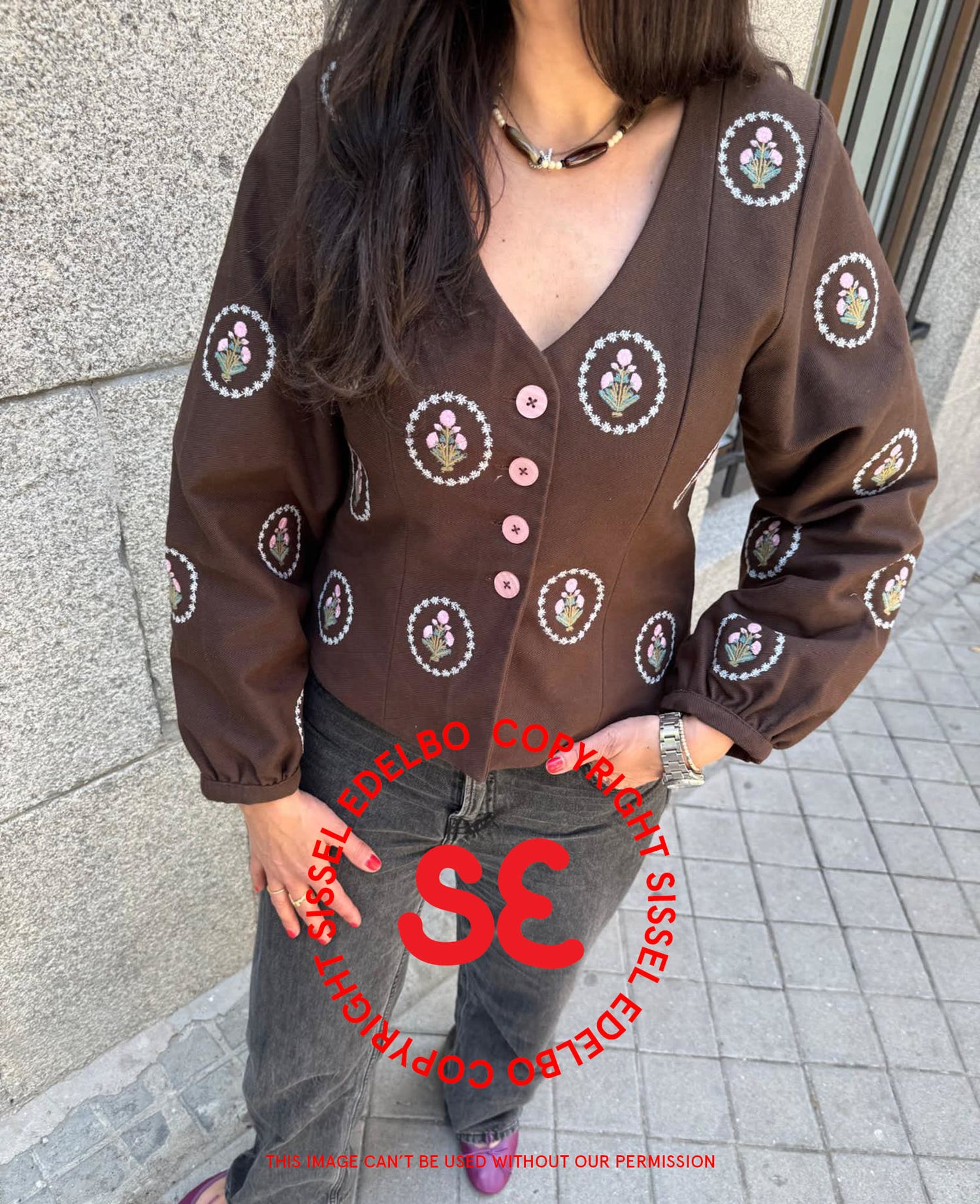 Evie Jacket - Brown Fudge