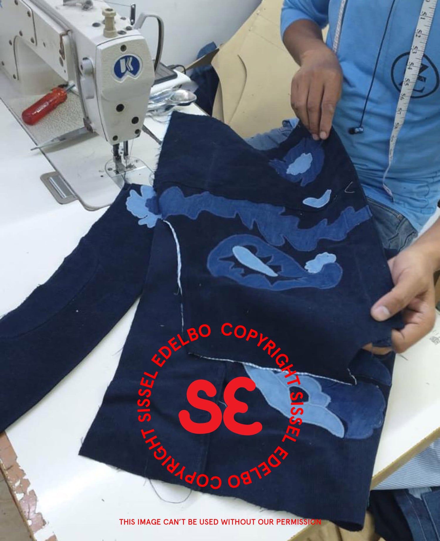 Mya Jacket - Navy Sea