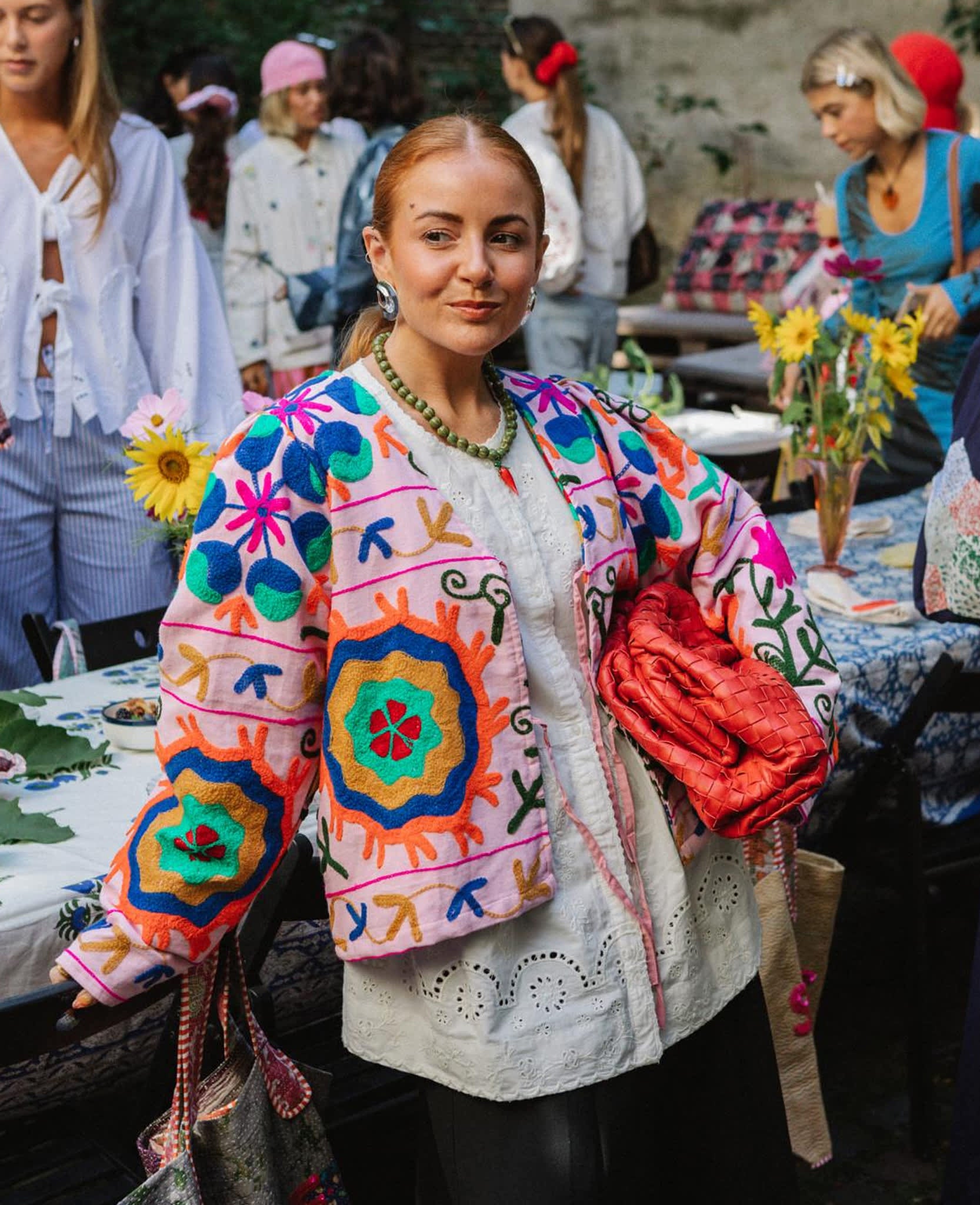 Fie Jacket - Rose Suzani – SISSEL EDELBO