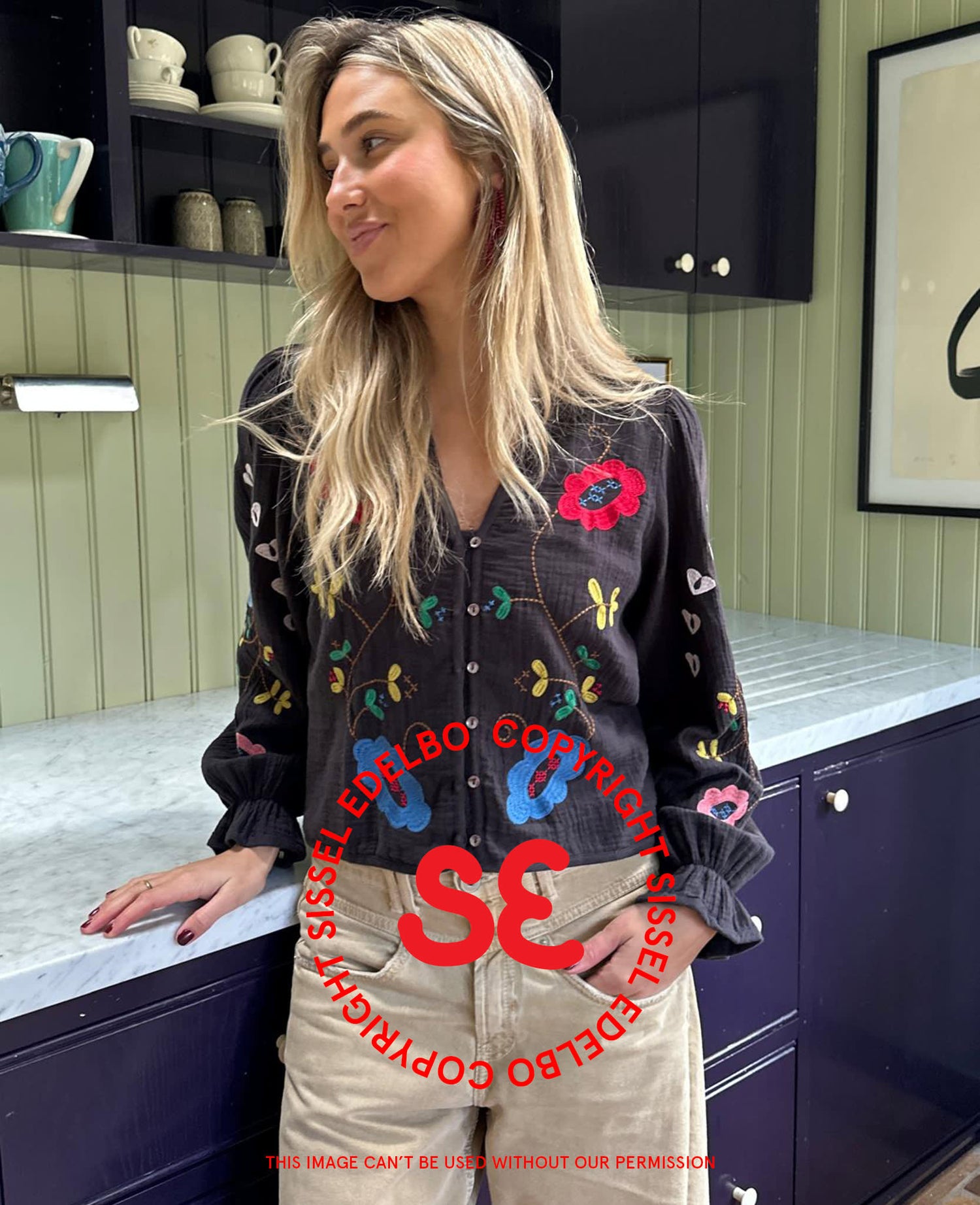 Fran Top - Almost Black