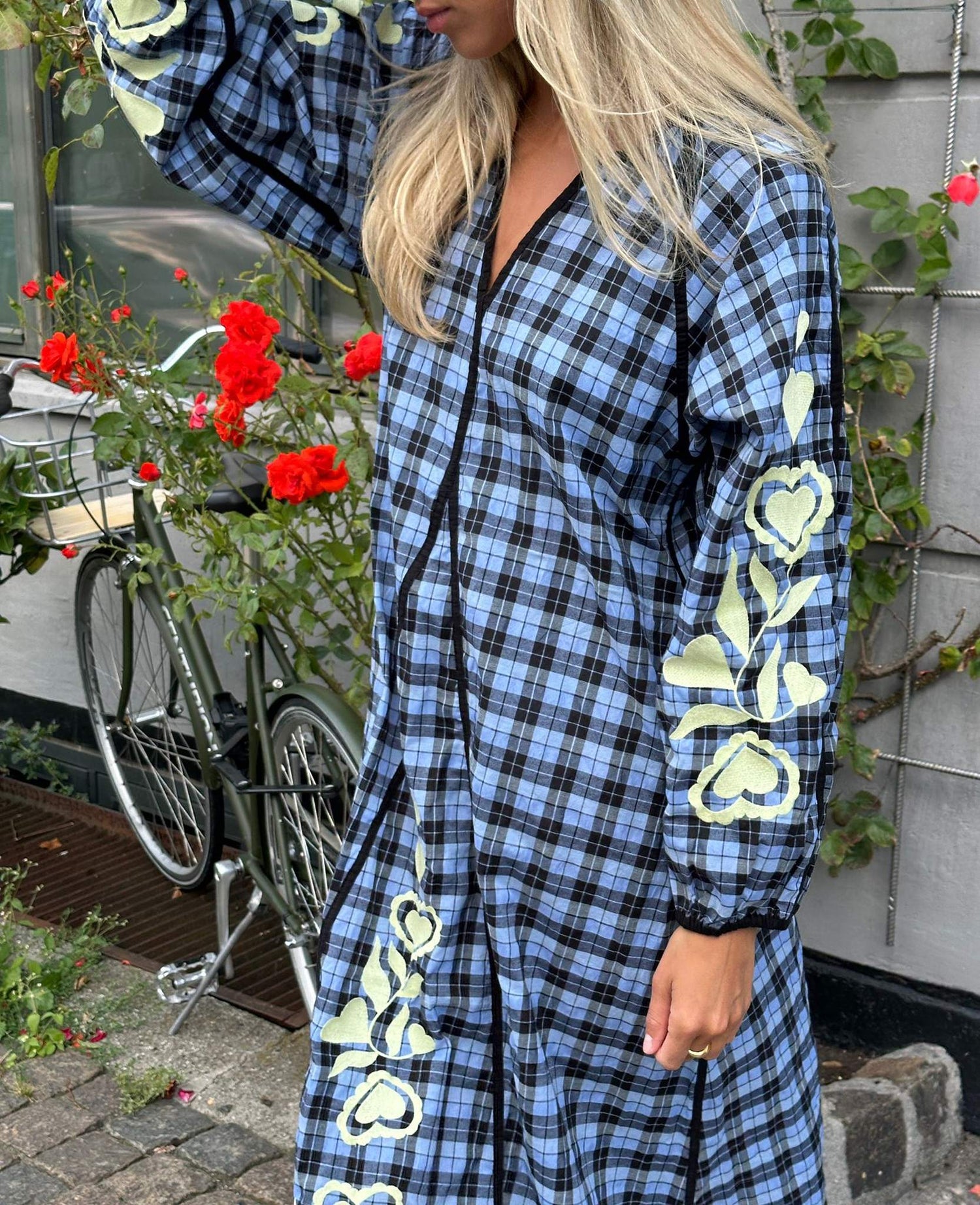 Fran Dress - Blue Checks