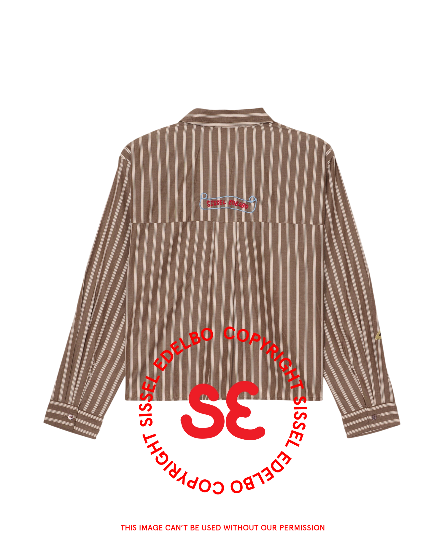 Gabby Shirt - Brown Stripes