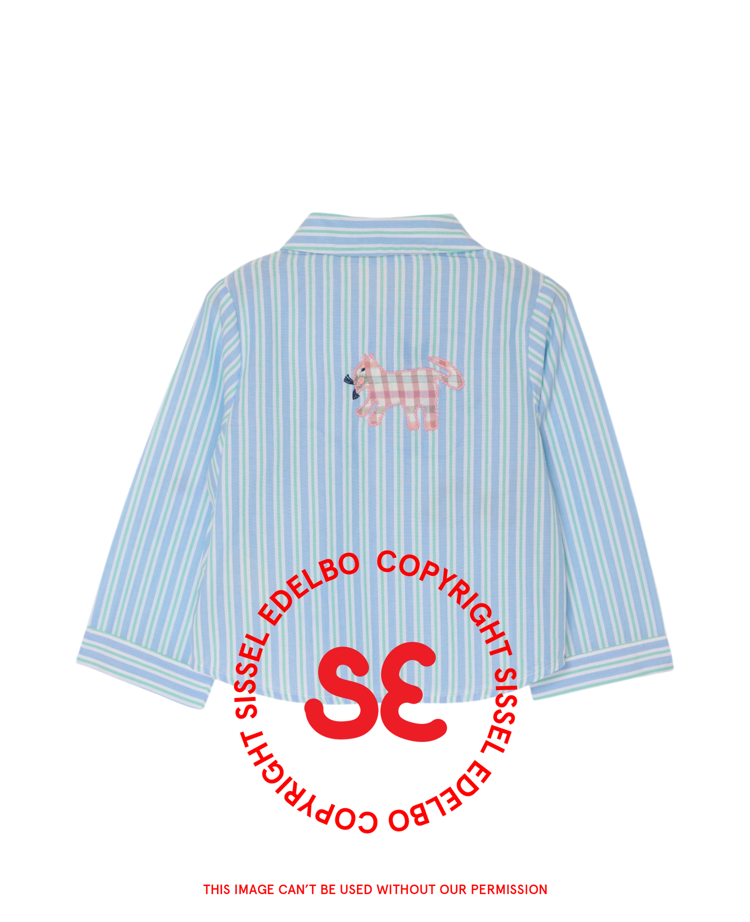 Gabriel MINI Shirt - Green Stripes
