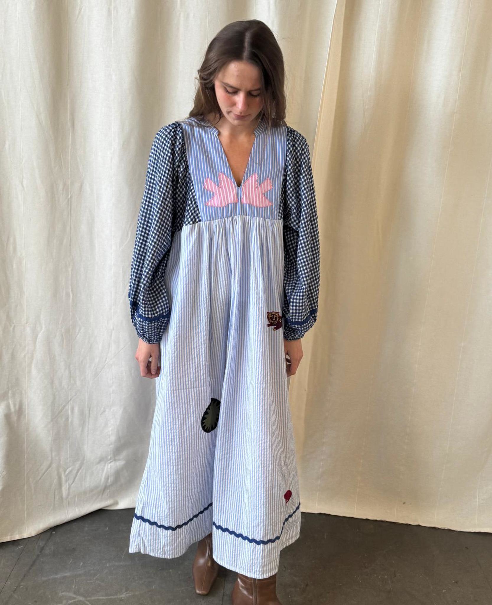 Gaia Dress - Ocean Breeze – SISSEL EDELBO