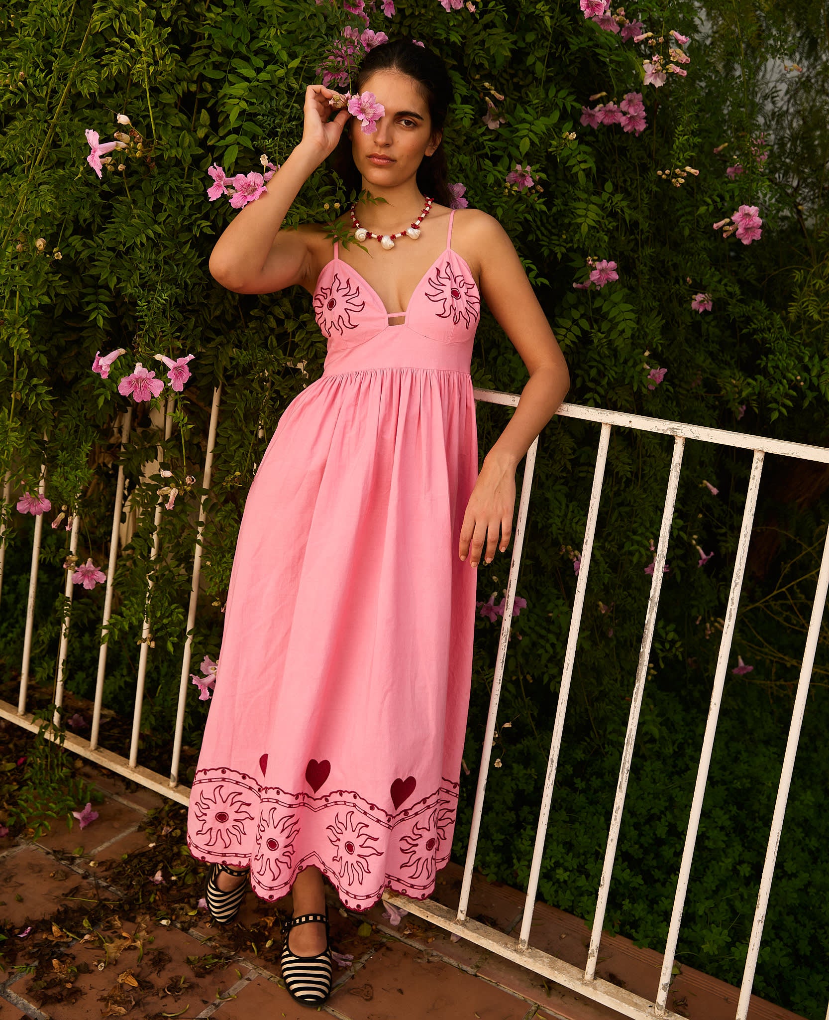 Geenie Strap Dress - Geranium Pink – SISSEL EDELBO