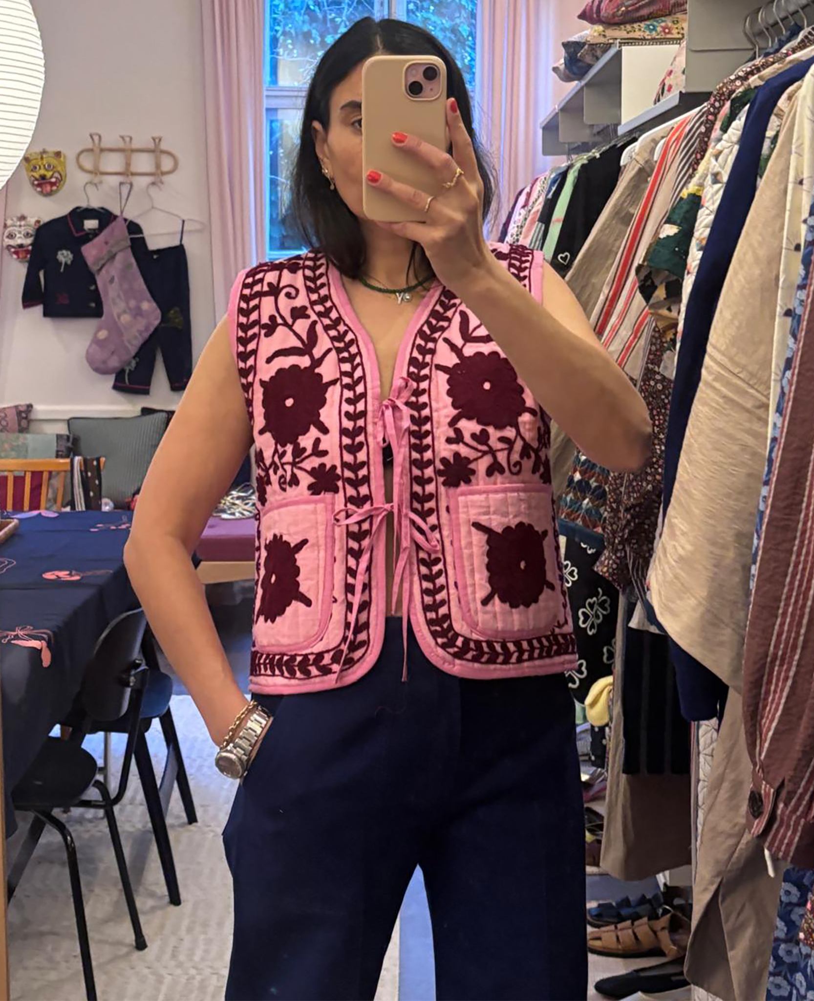 Honey Vest - Burgundy – SISSEL EDELBO