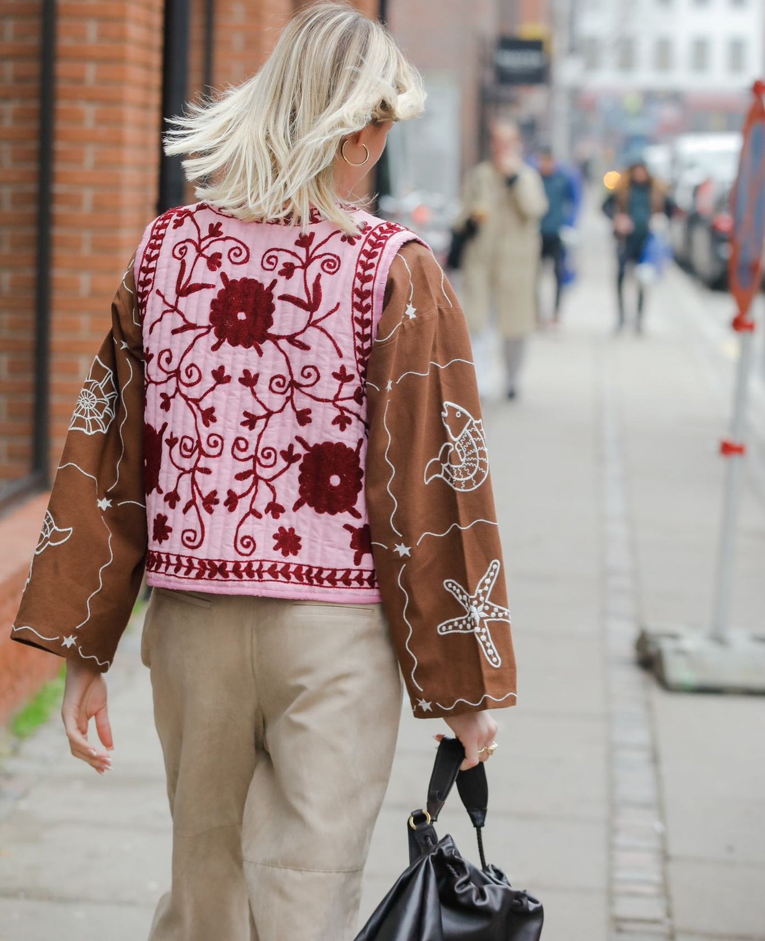 Honey Vest - Burgundy