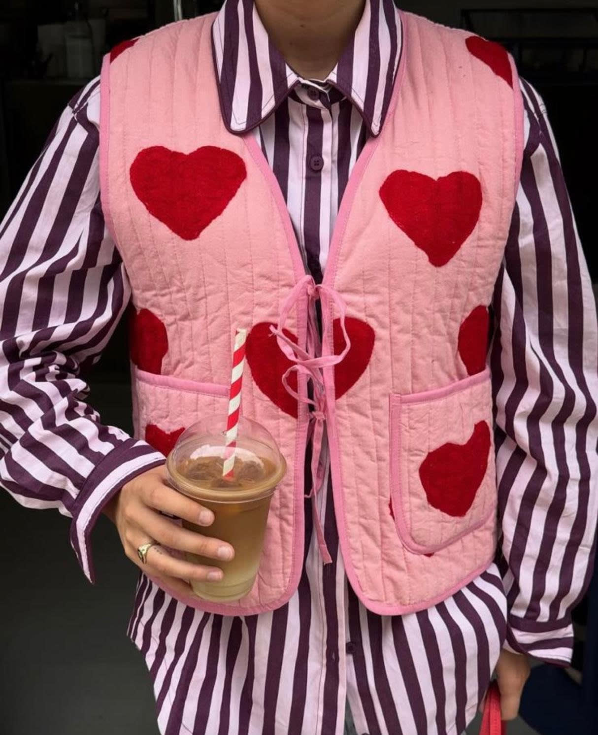 Honey Vest - Red Heart