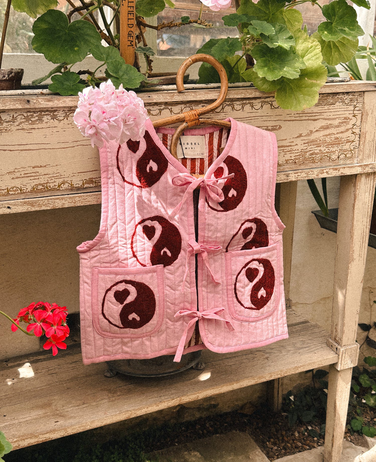 Honey MINI Vest - Yin & Yang Pink