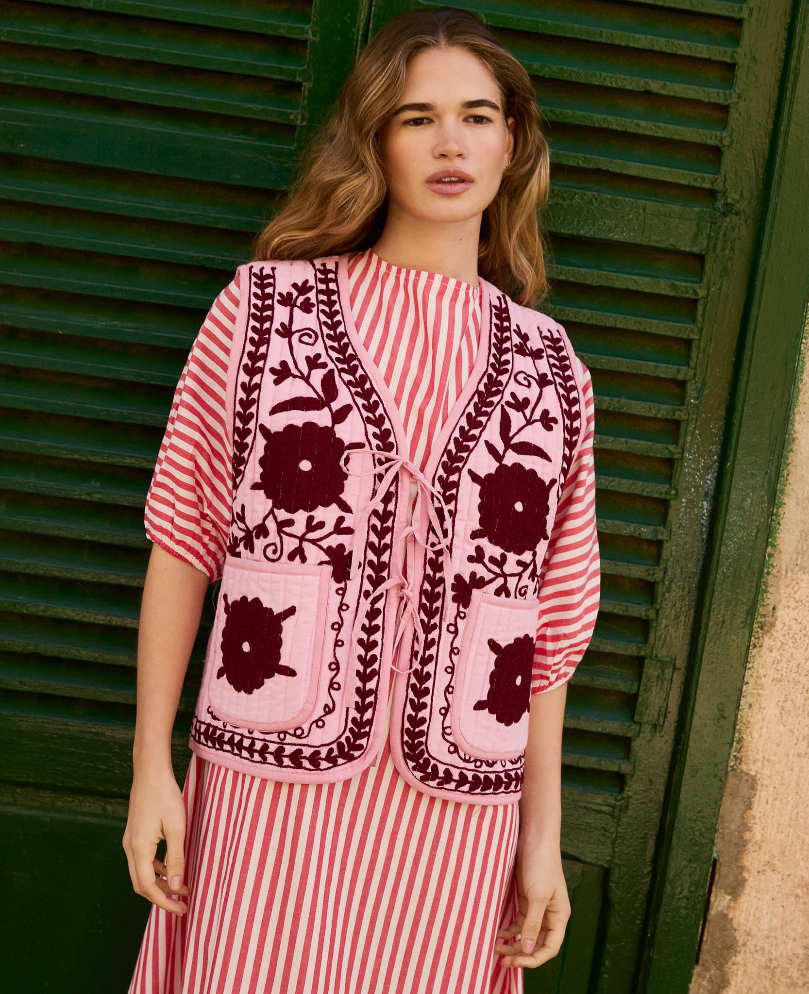 Honey Vest - Burgundy – SISSEL EDELBO