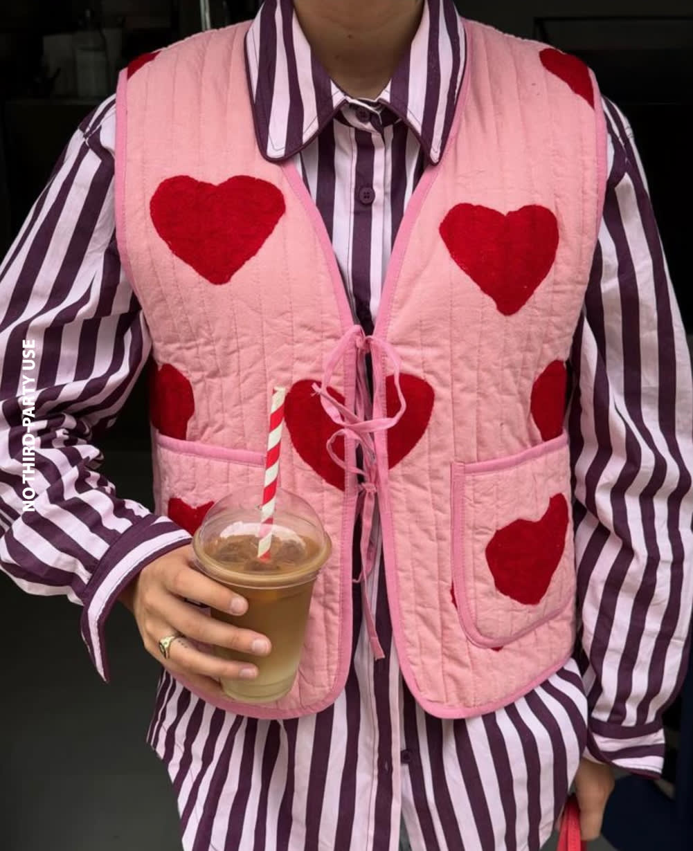 Honey Vest - Red Heart