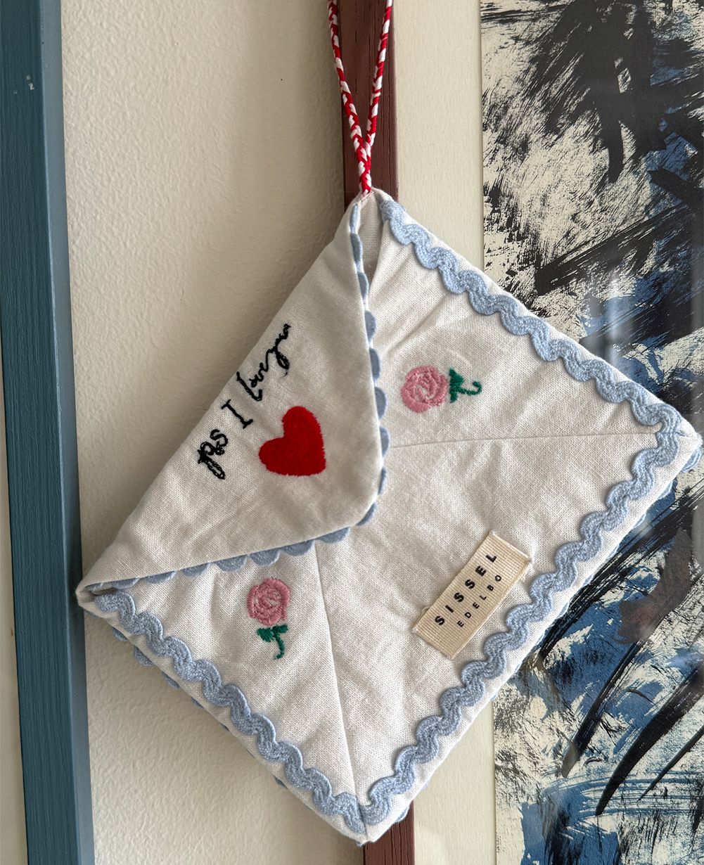 Christmas Letter Ornament - Off White