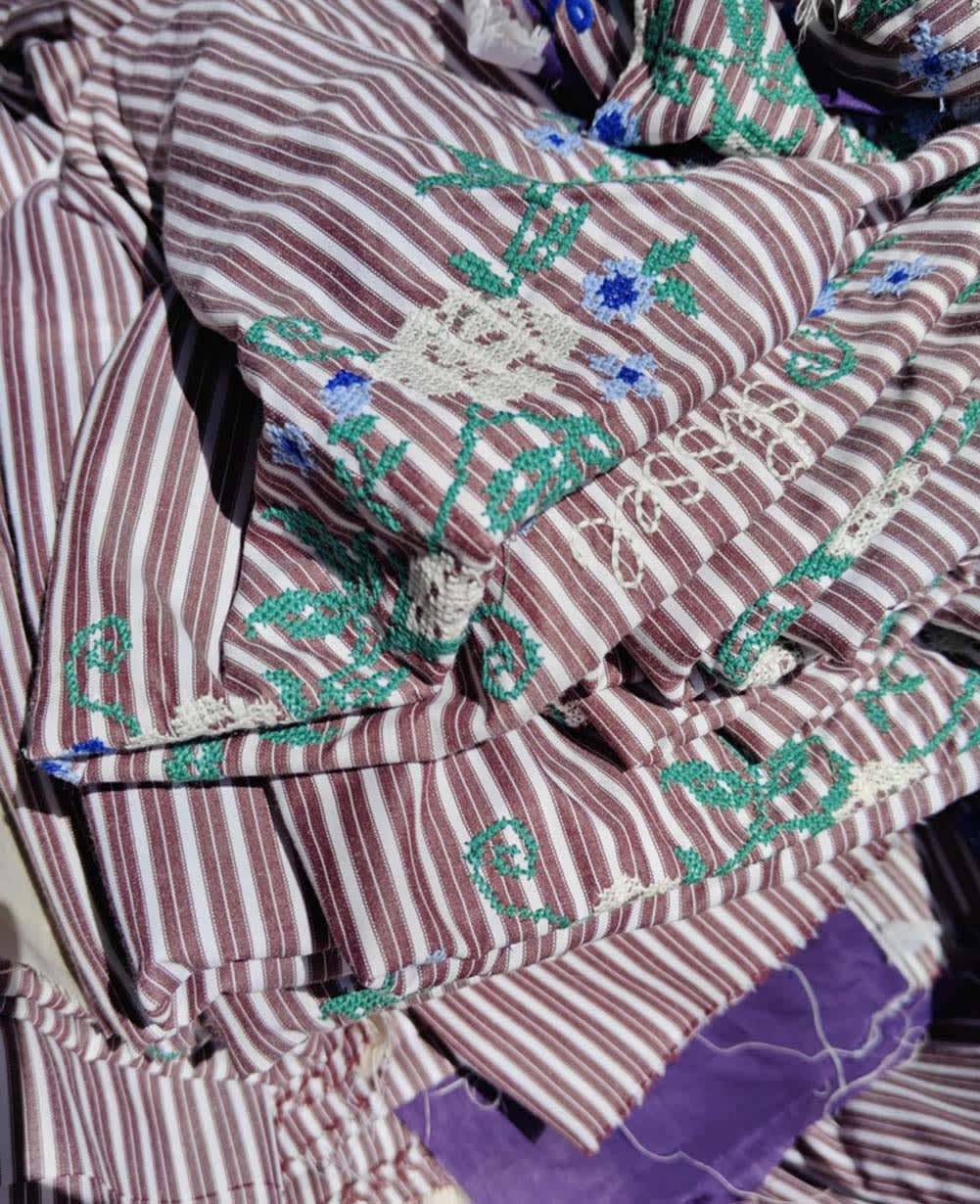 Ivy Dress - Purple Stripes