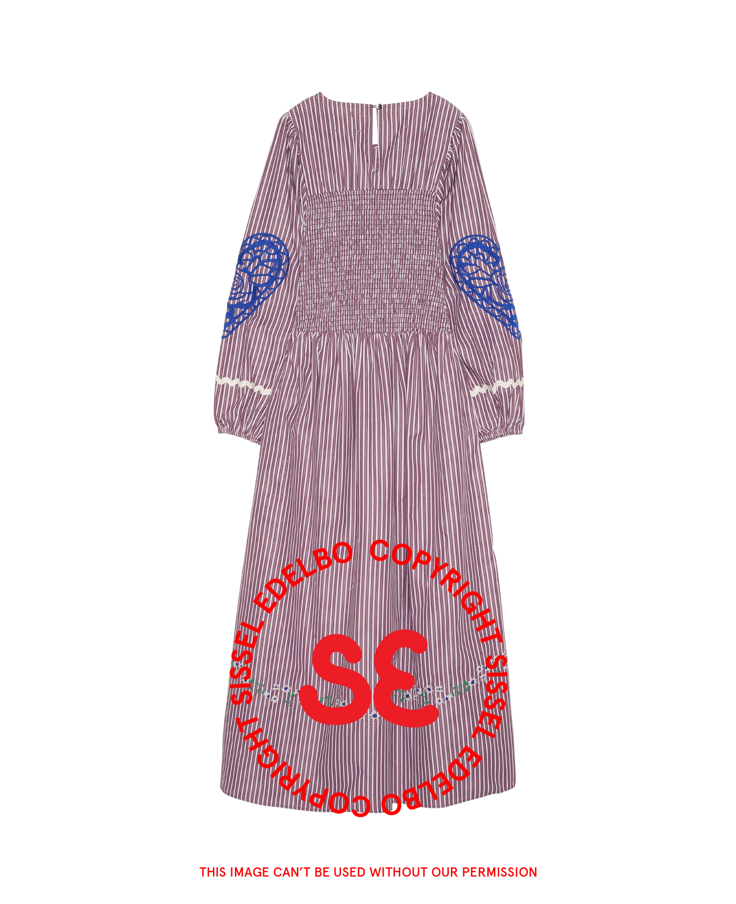 Ivy Dress - Purple Stripes