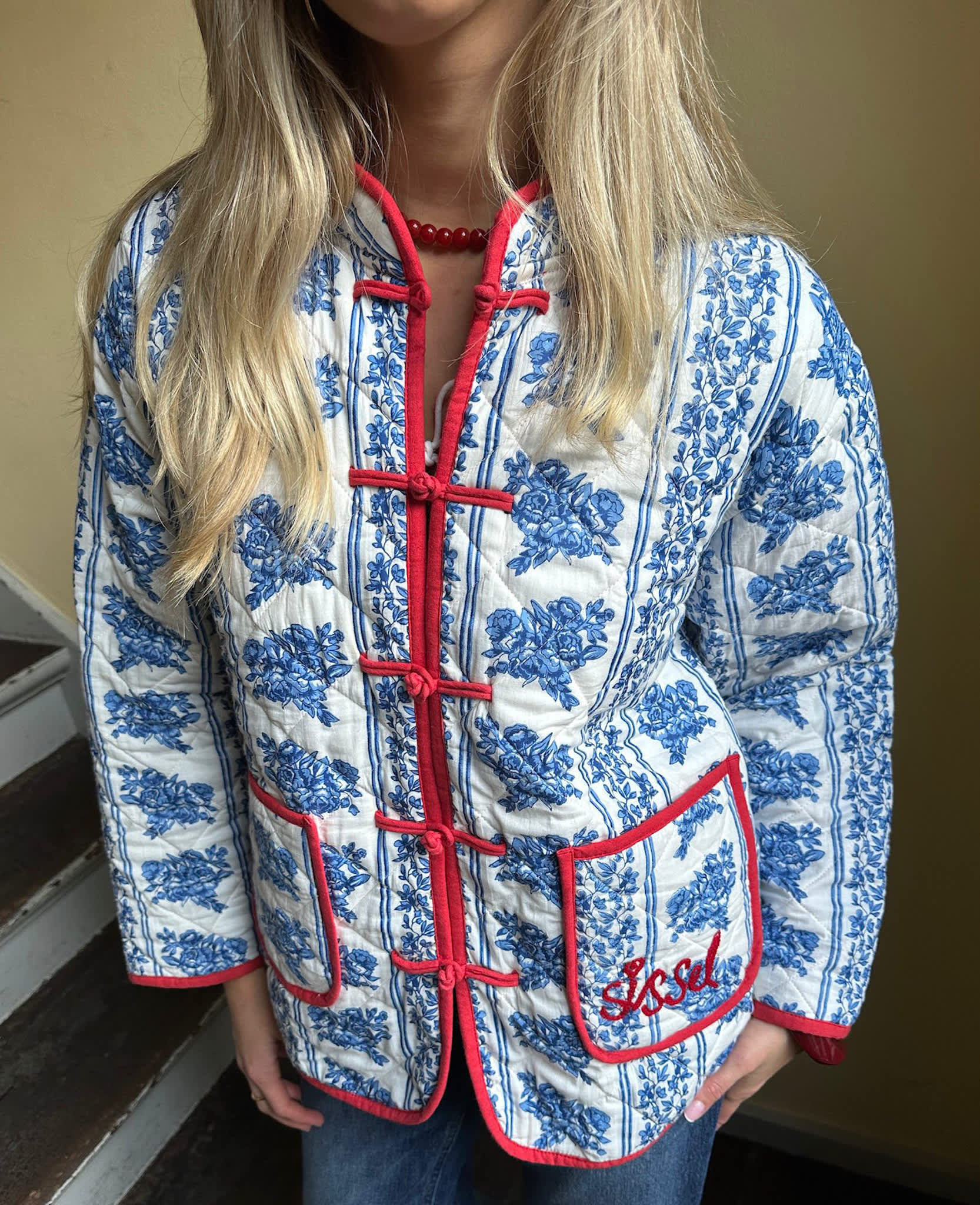Jamille Jacket - Blue Flower – SISSEL EDELBO