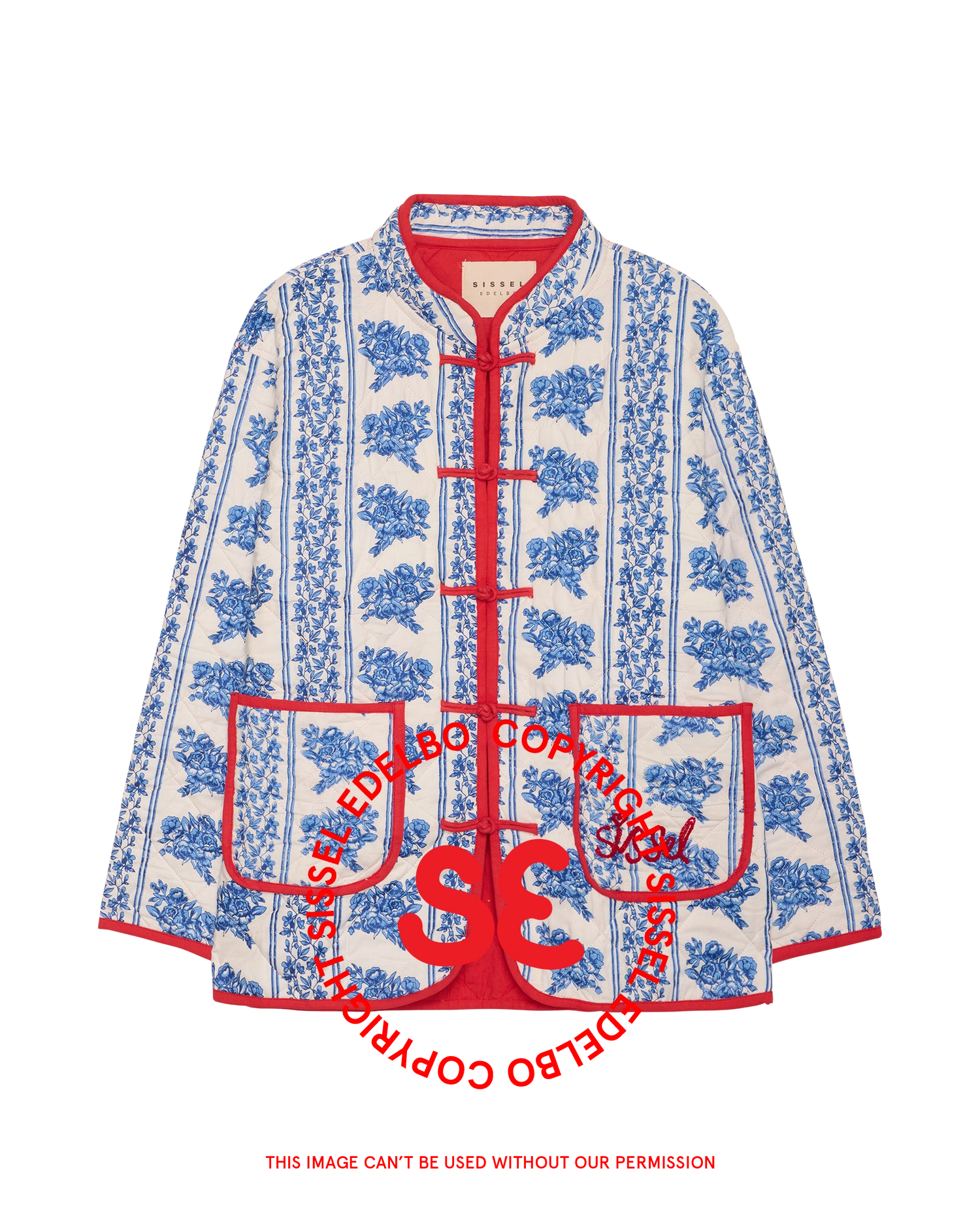 Jamille Jacket - Blue Flower