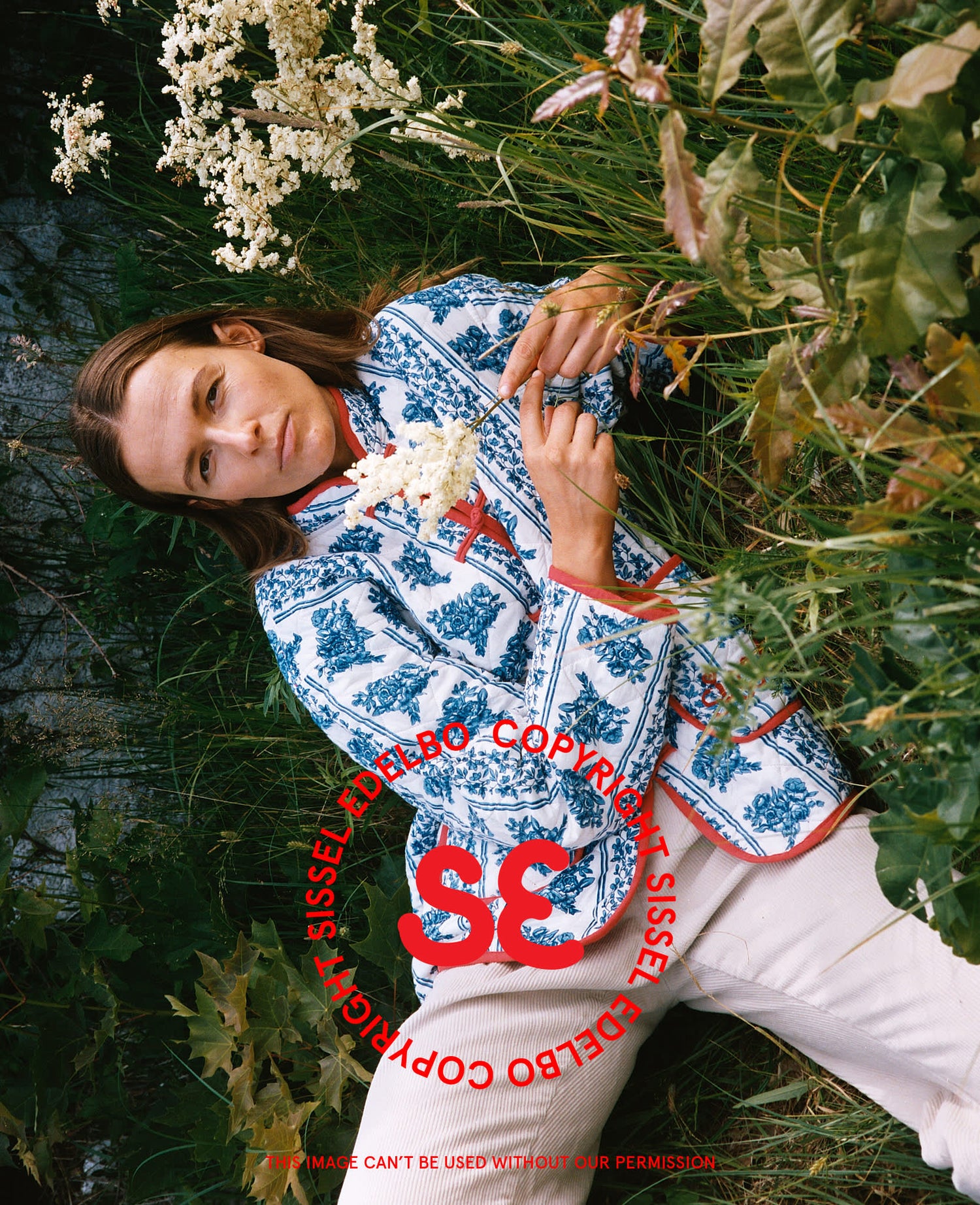 Jamille Jacket - Blue Flower