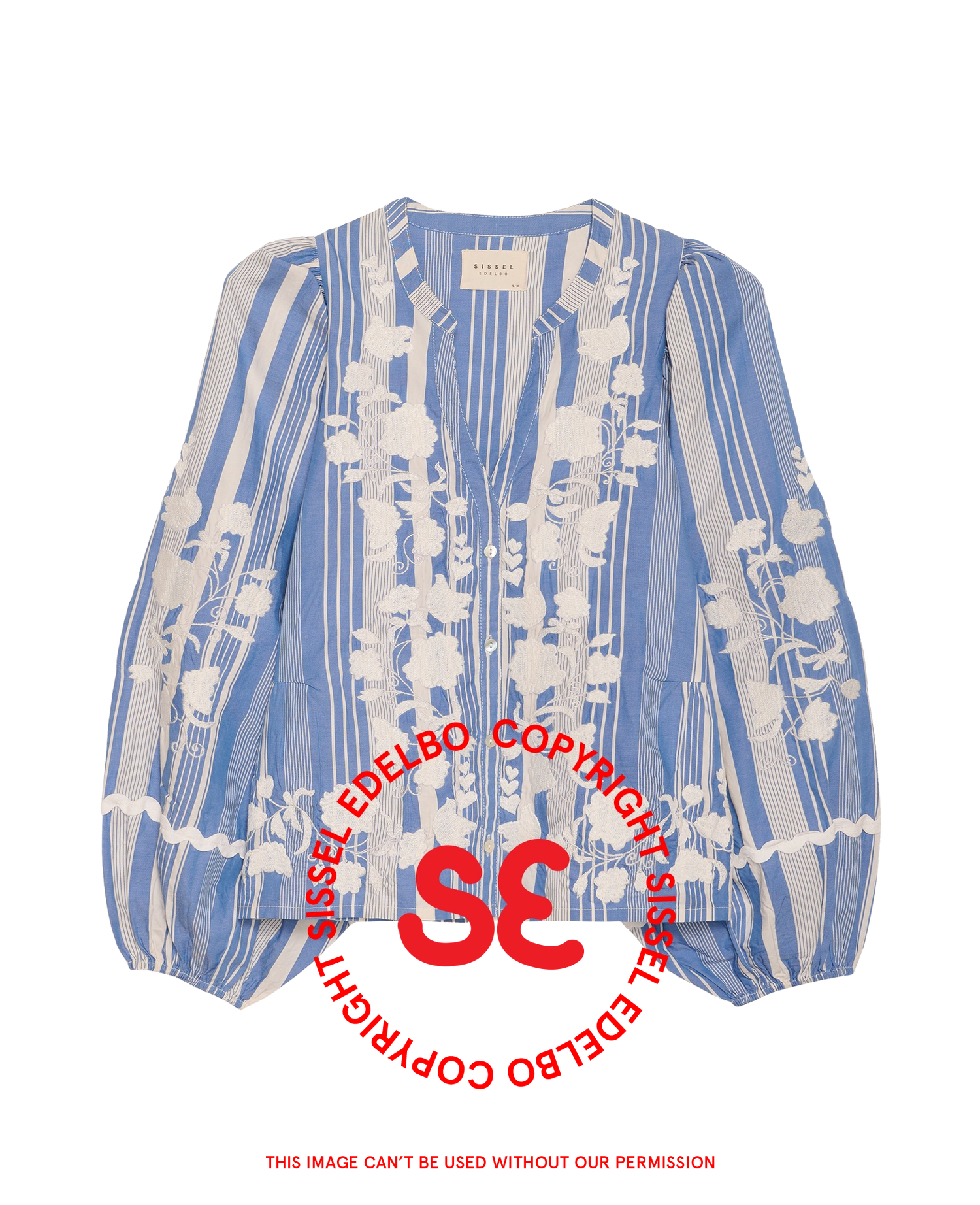 Juliane Top - Blue Stripes