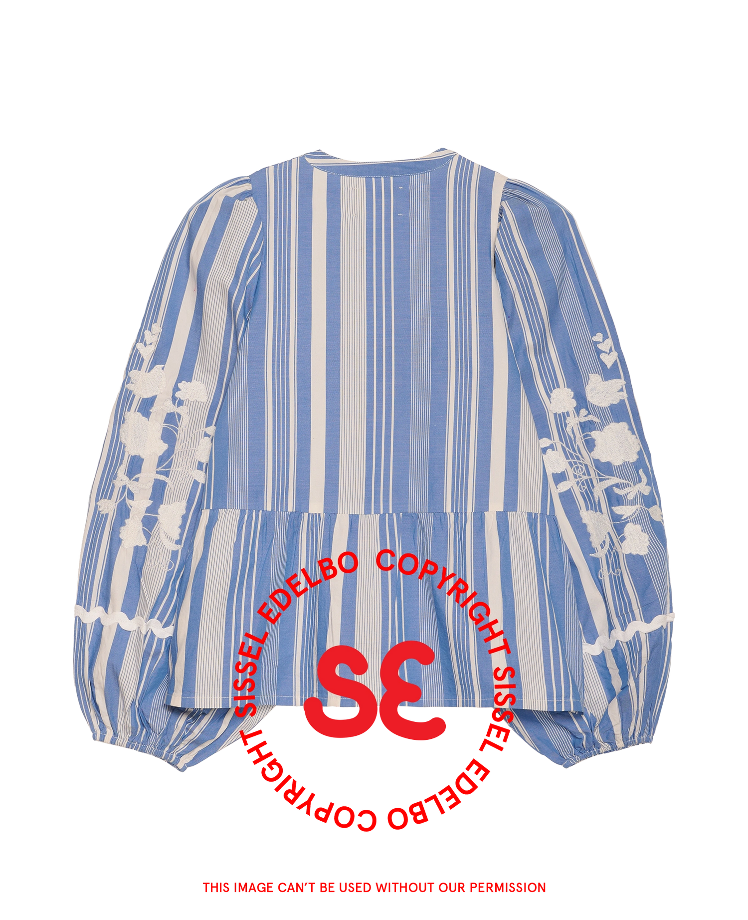 Juliane Top - Blue Stripes