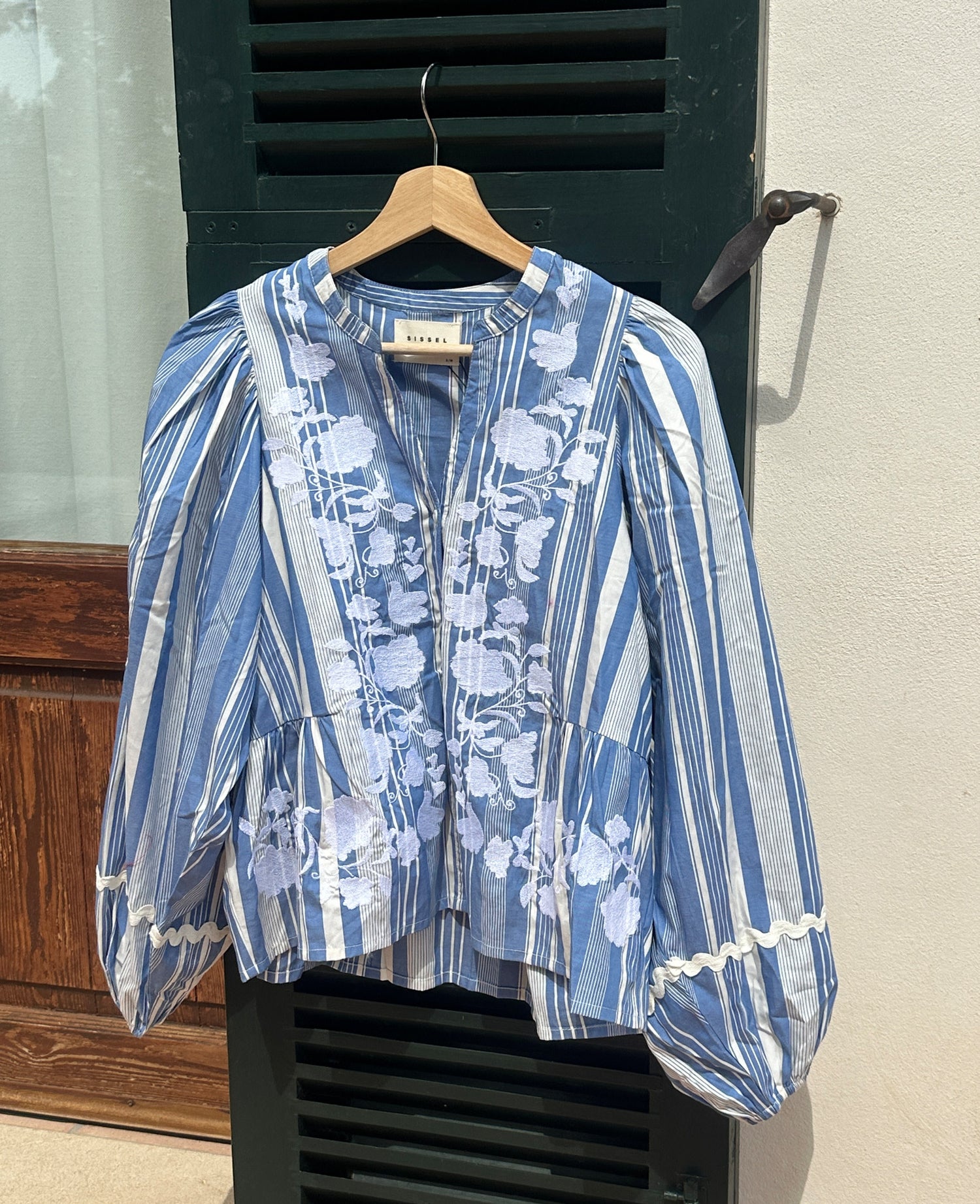 Juliane Top - Blue Stripes