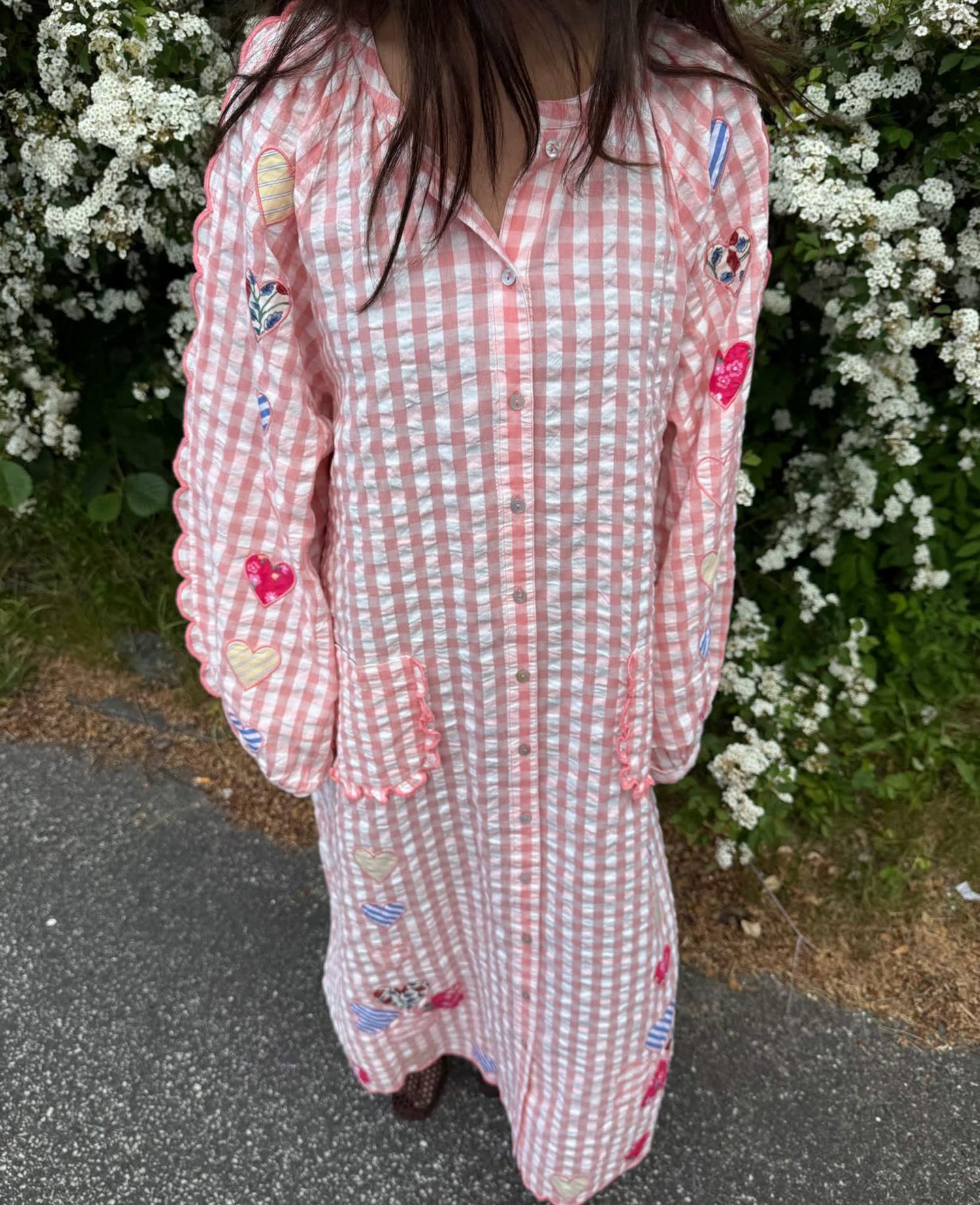 Kamal Dress - Pink Checks