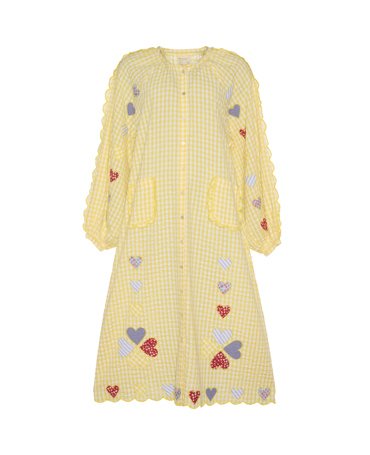 Kamal Dress - Yellow Checks