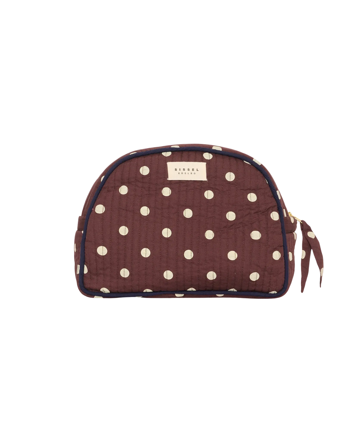 Karla Wash Bag - Brown Dot