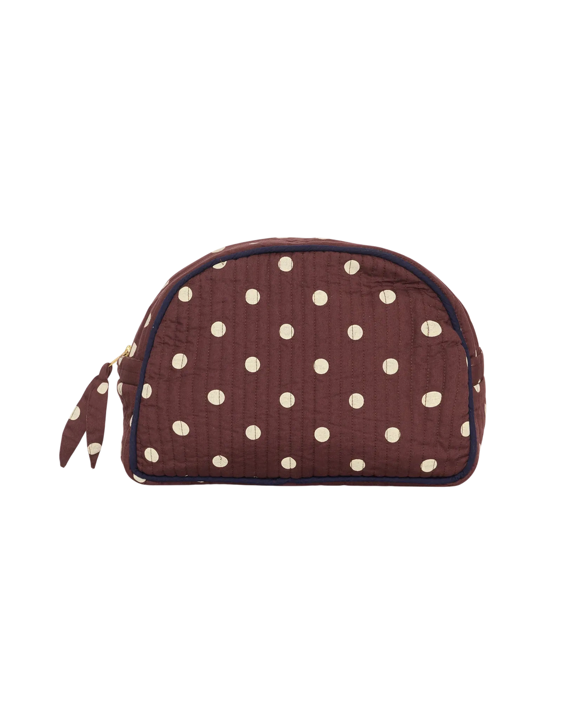Karla Wash Bag - Brown Dot