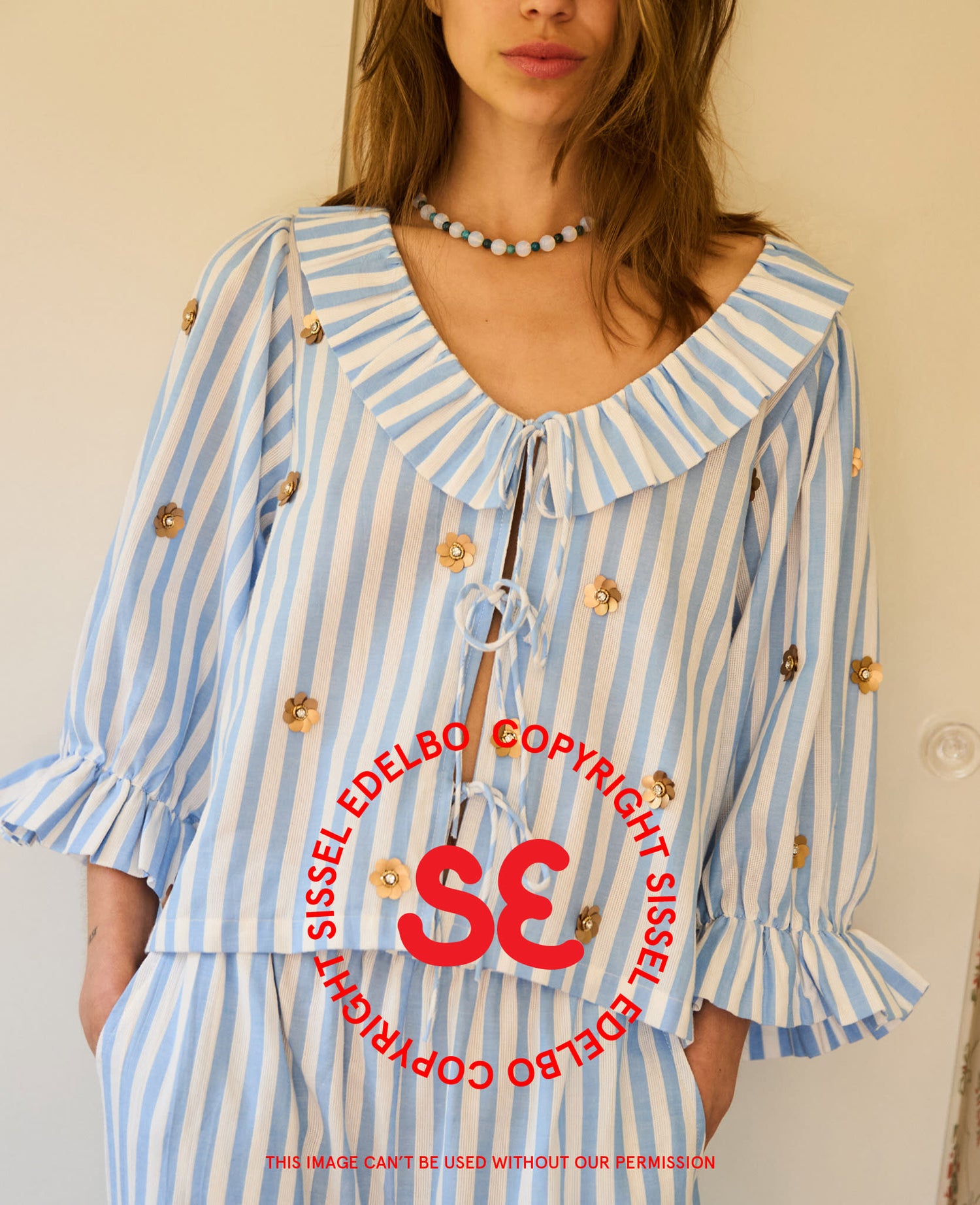 Kiki Top - Blue Stripes