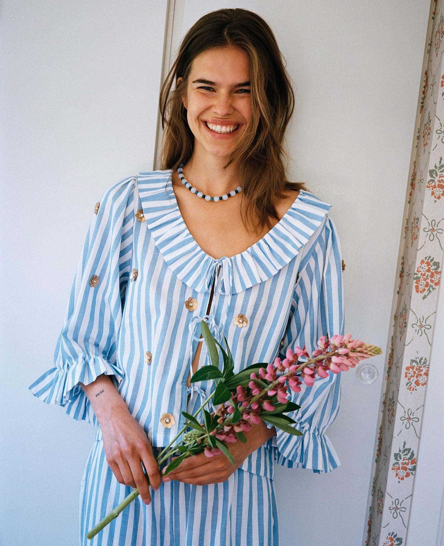 Kiki Top - Blue Stripes