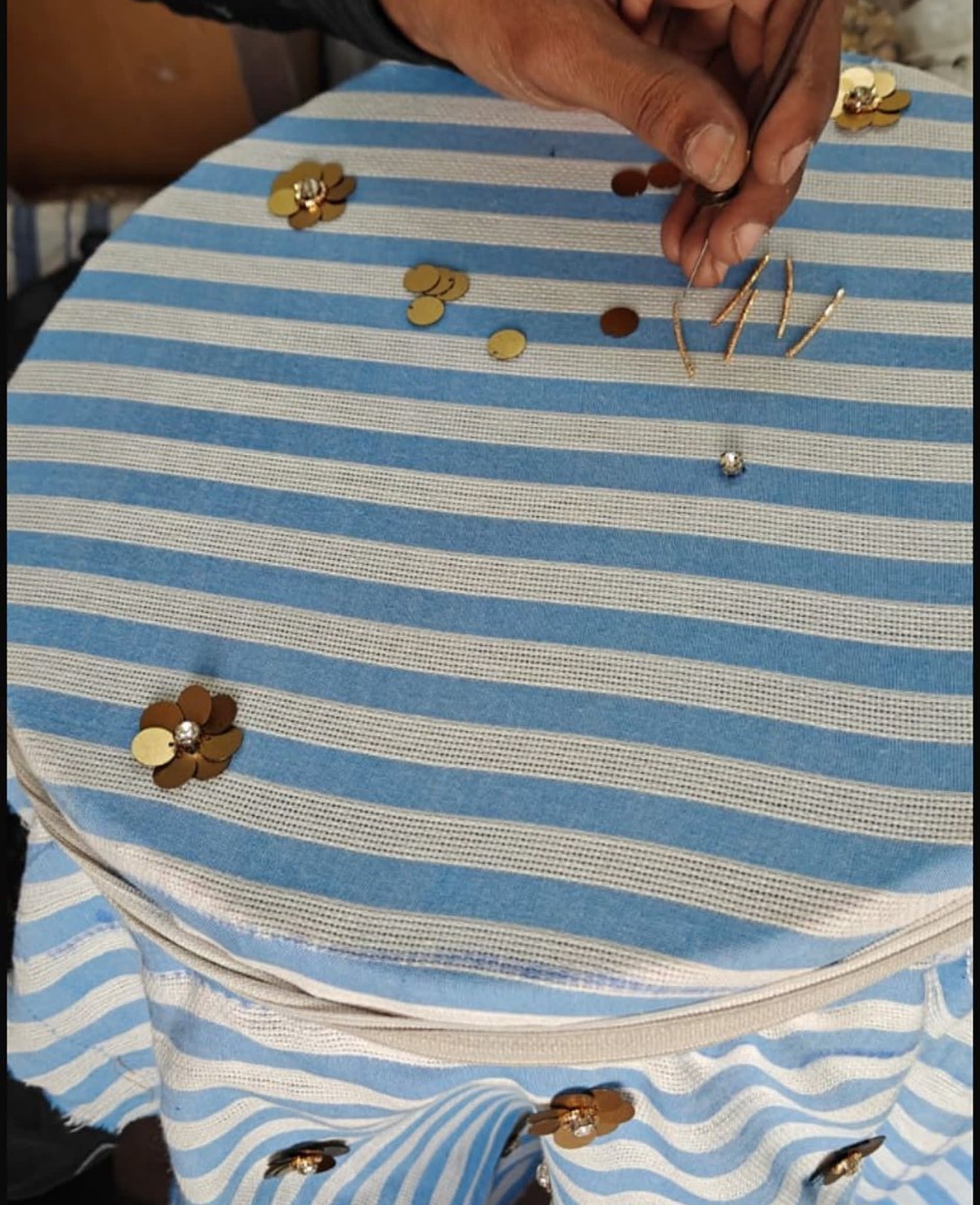 Kiki Top - Blue Stripes