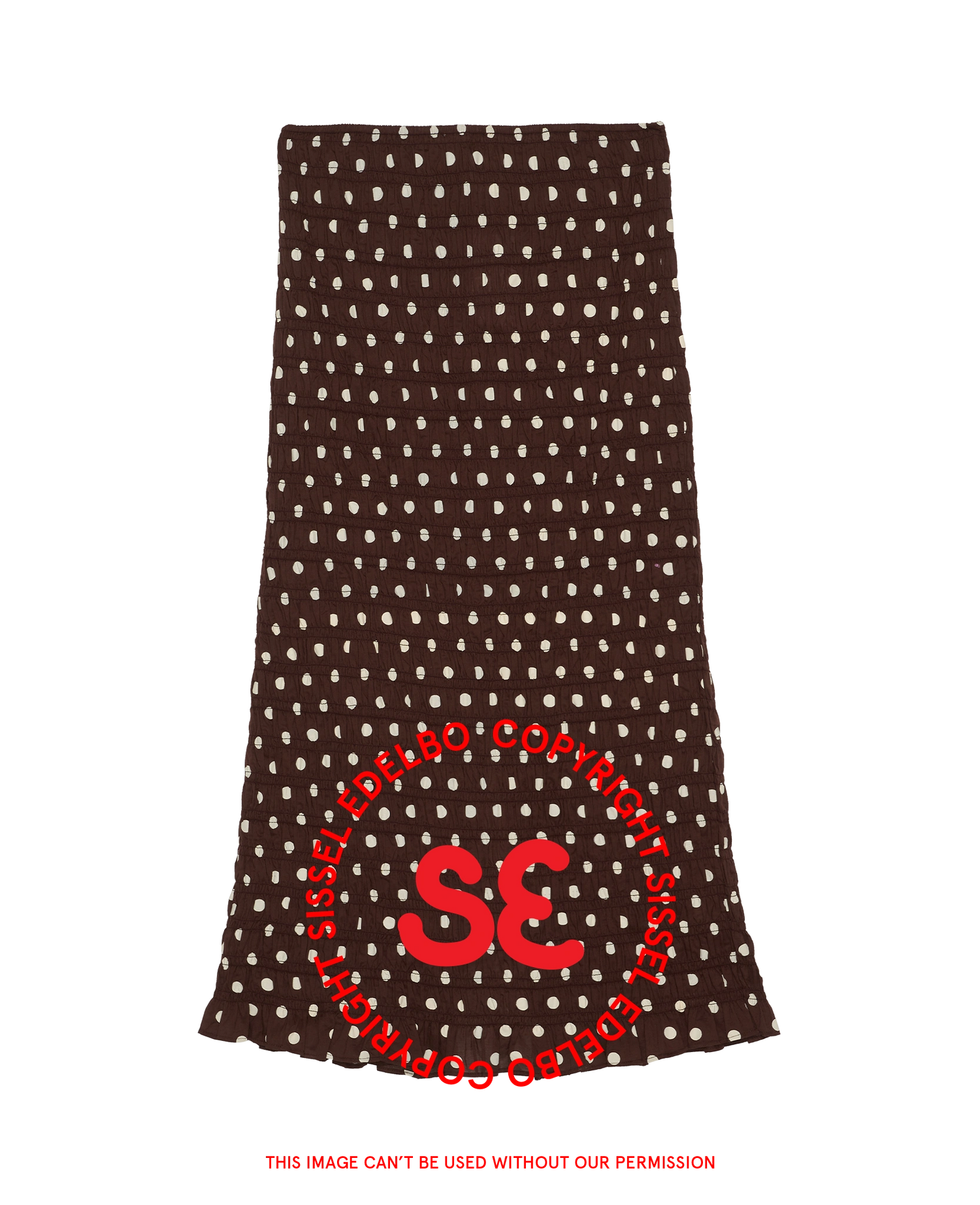 Lady Skirt - Brown Dot