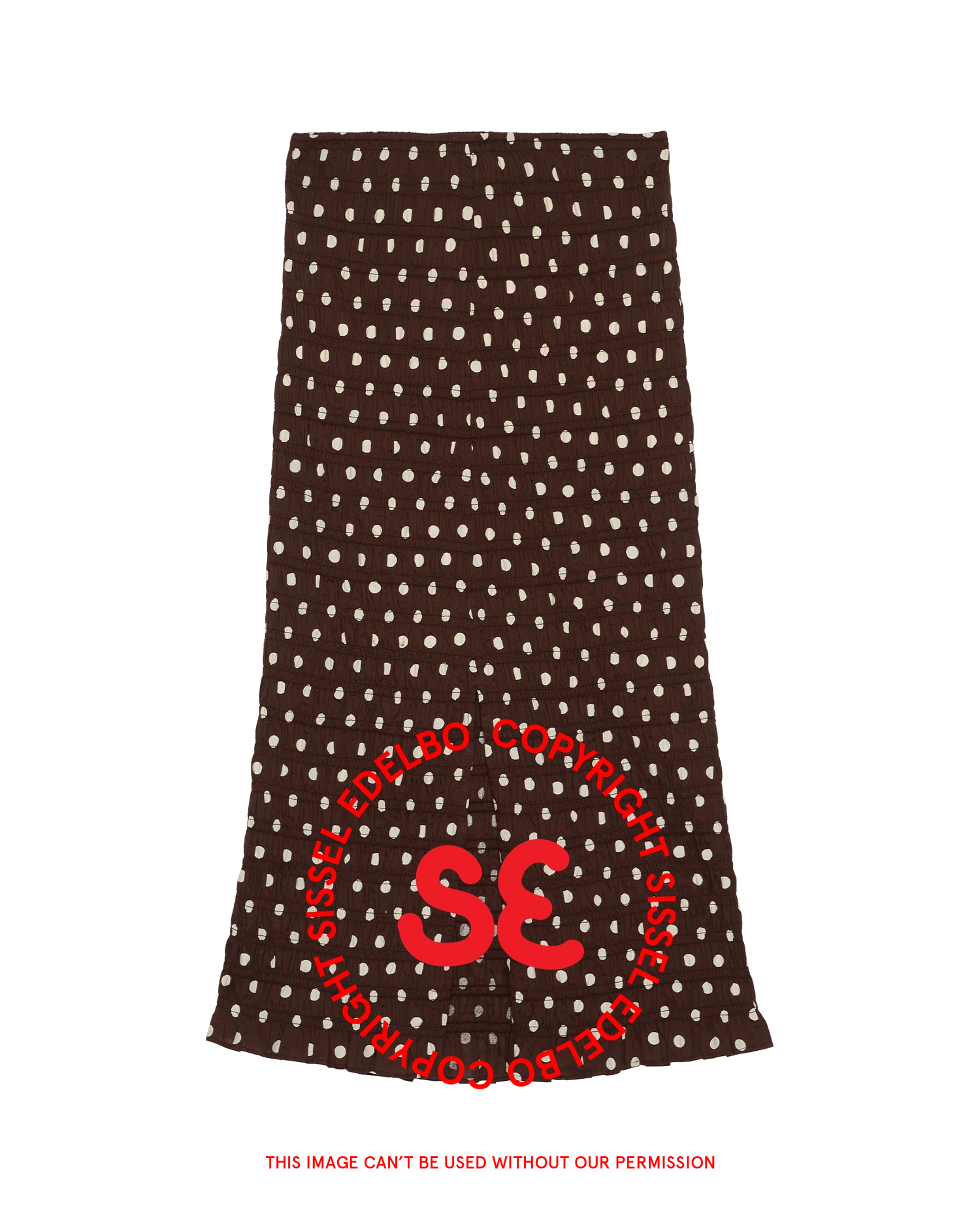 Lady Skirt - Brown Dot