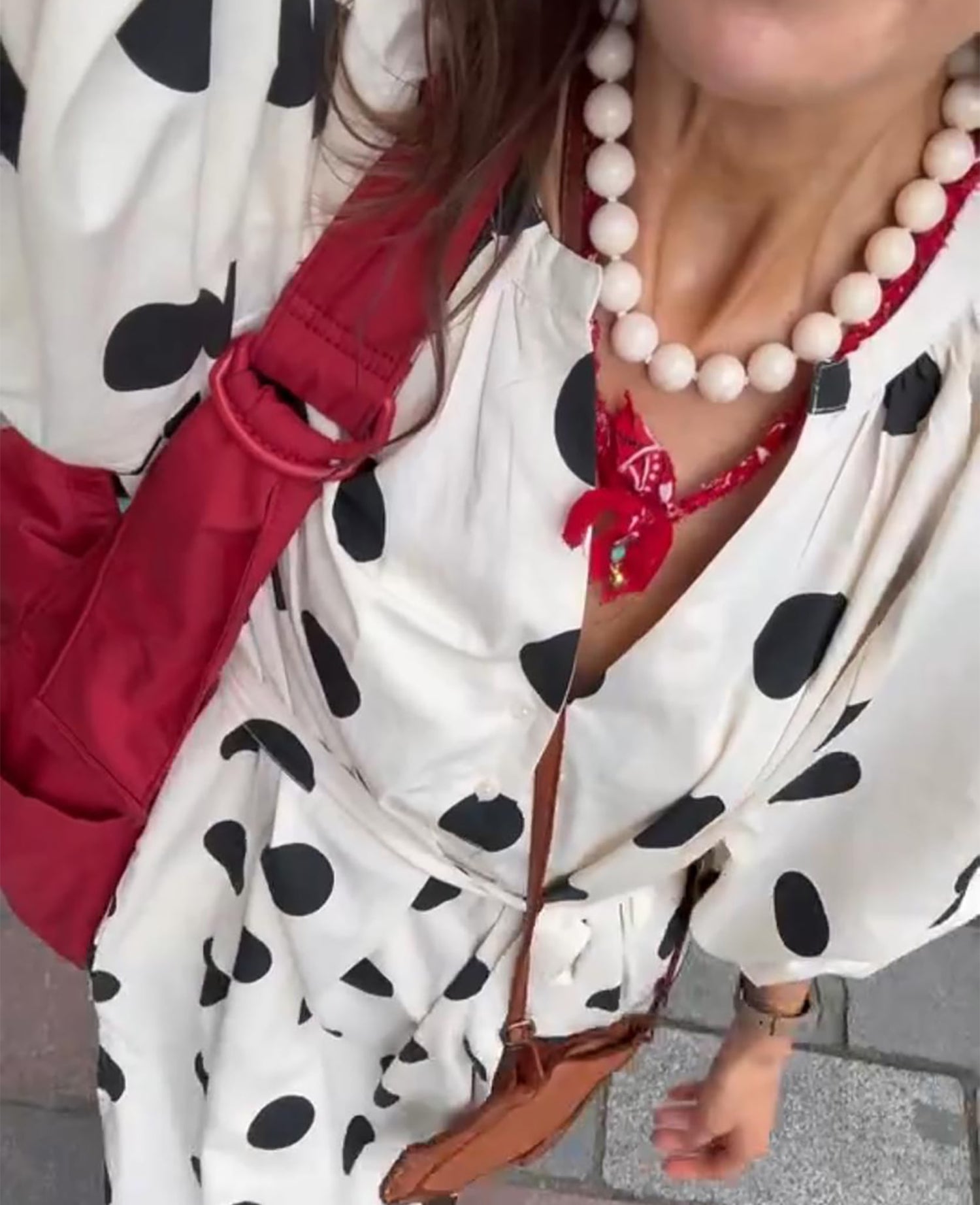 Lara Dress - Black Dot