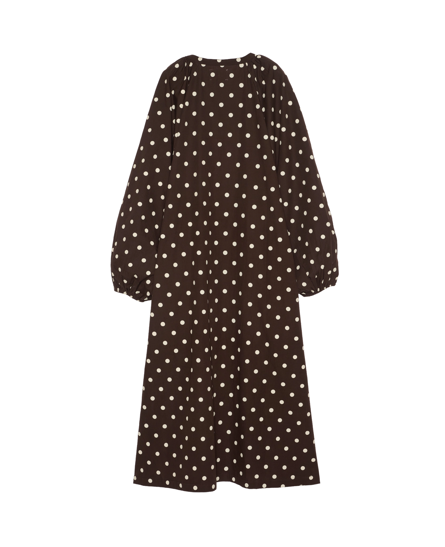 Lara Dress - Brown Dot
