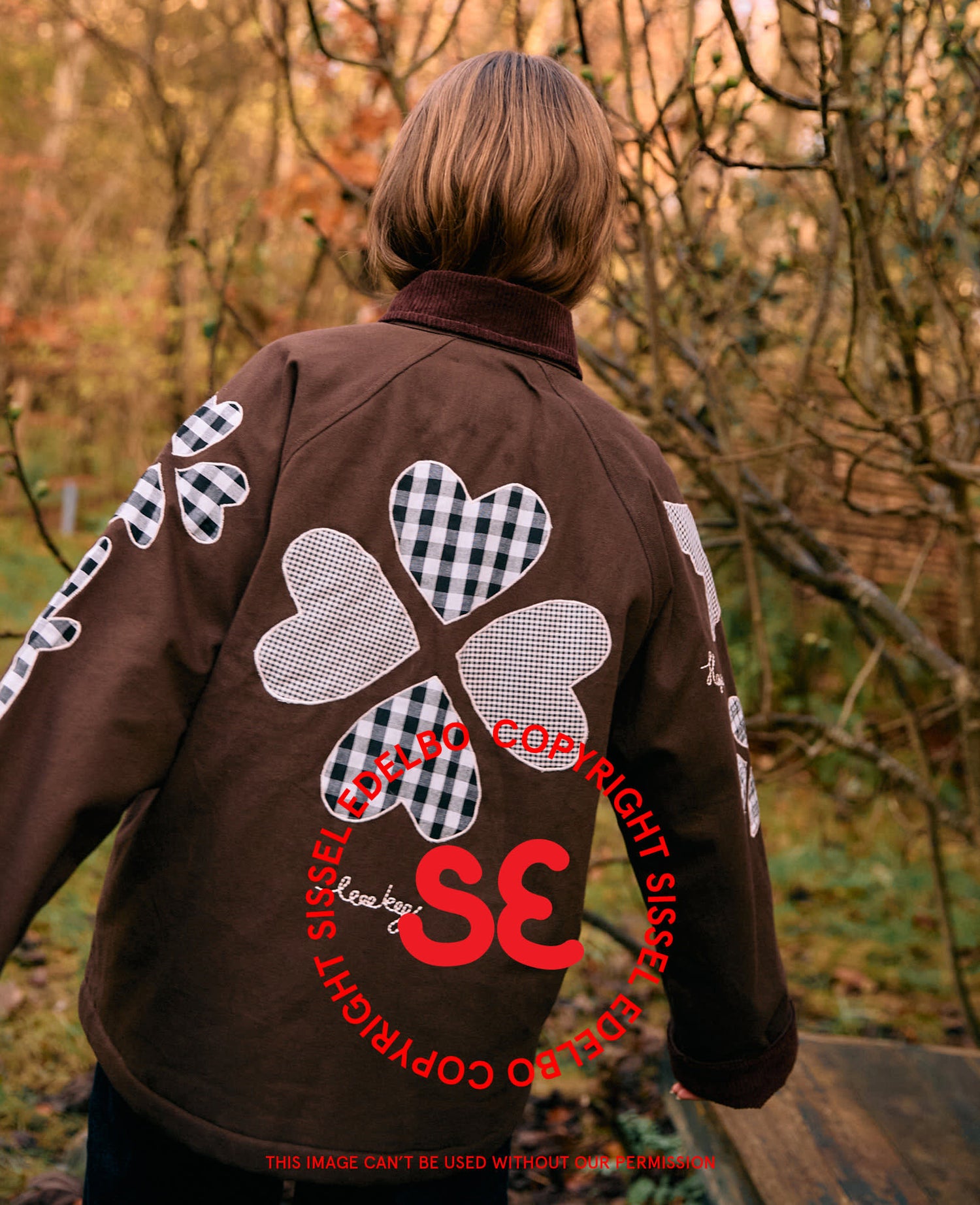 Lillibeth Jacket - Checked Brown