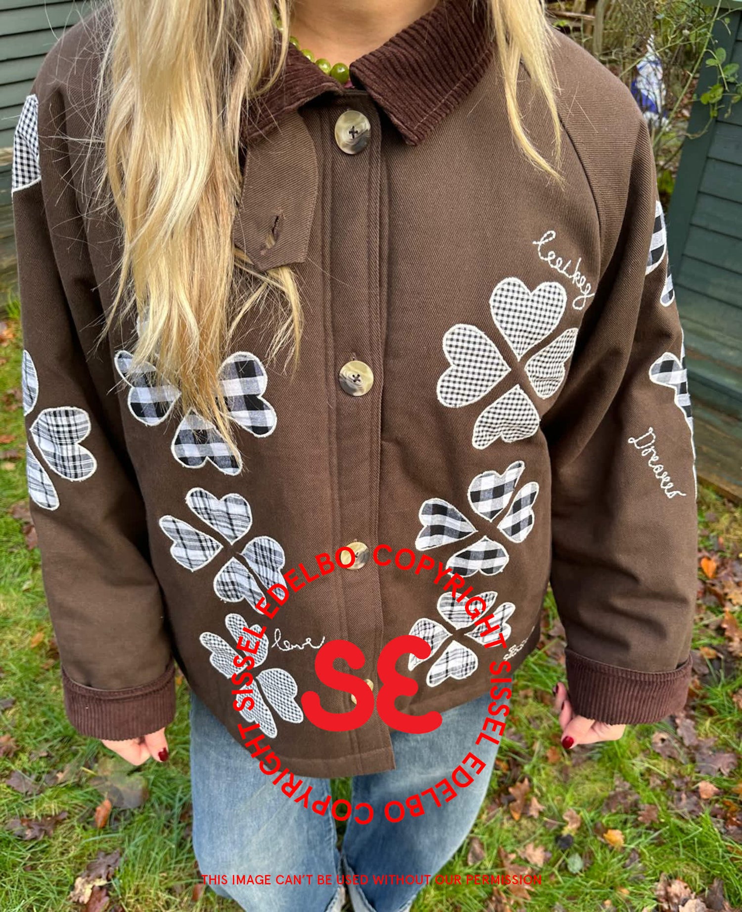 Lillibeth Jacket - Checked Brown