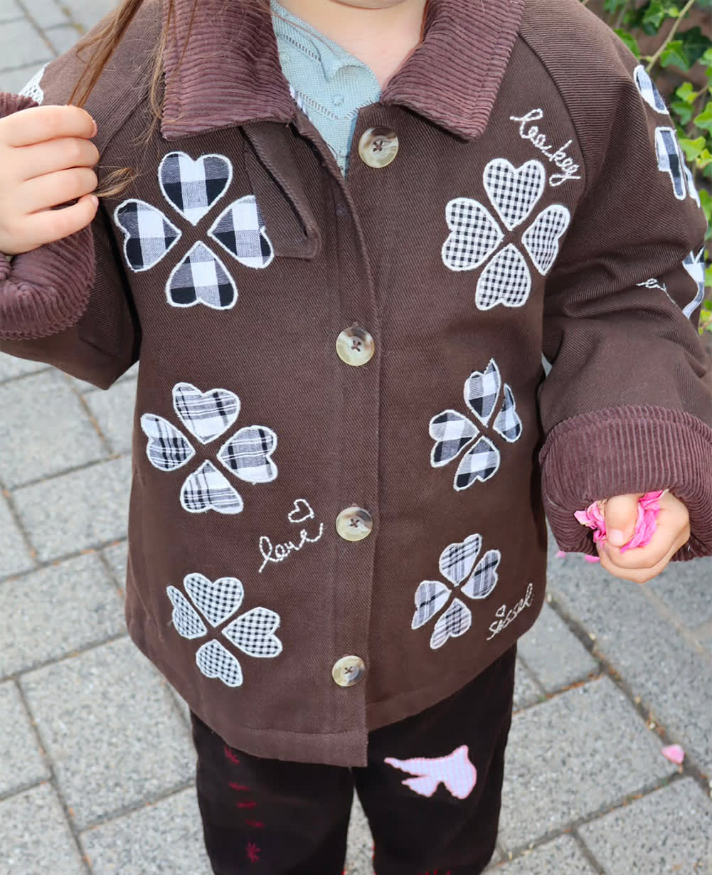 Lillibeth MINI Jacket - Checked Brown – SISSEL EDELBO