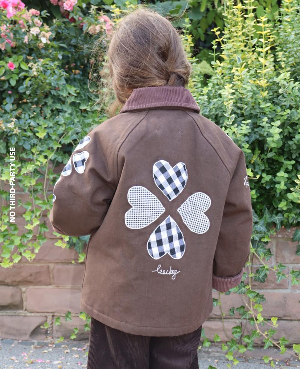 Lillibeth MINI Jacket - Checked Brown