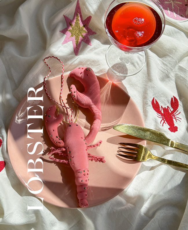 Lobster SILK Ornament