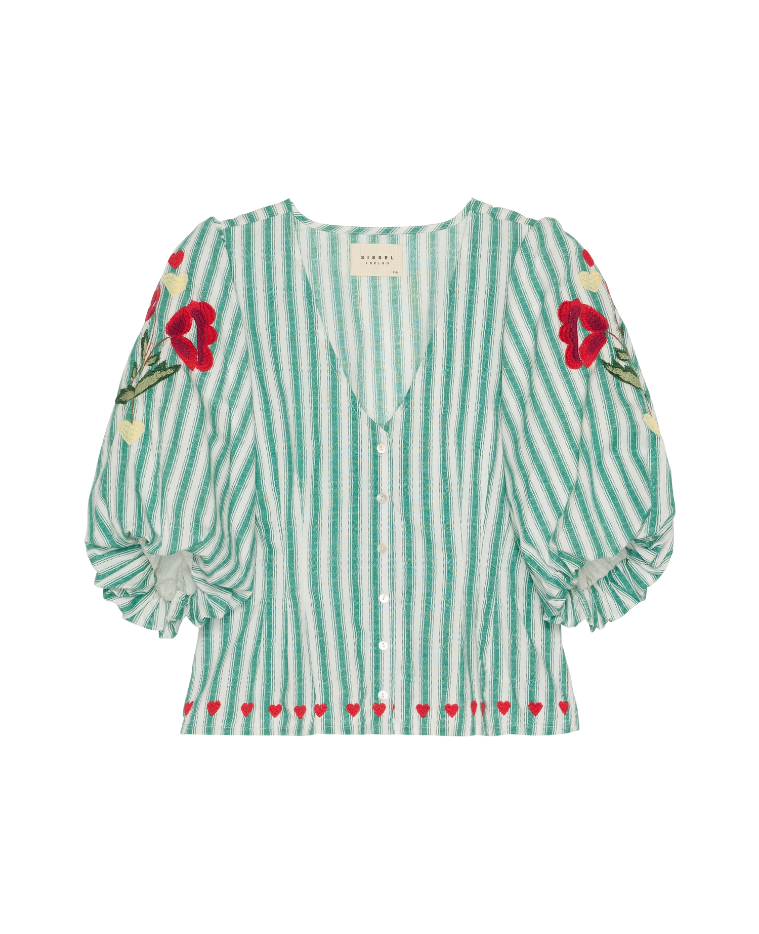 Lotta Shirt - Green Stripes