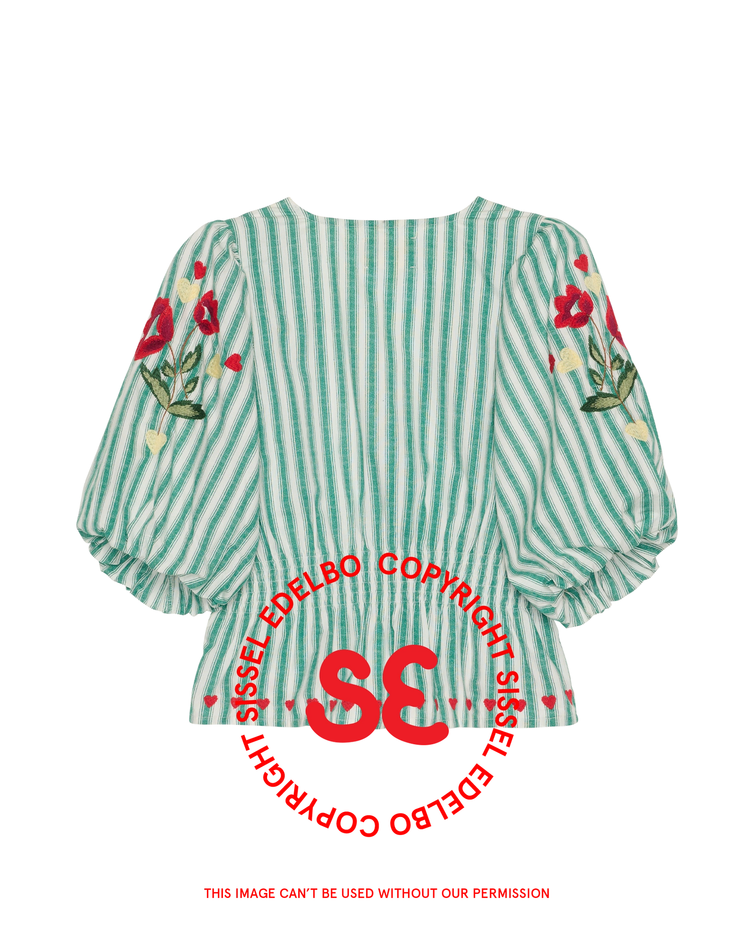 Lotta Shirt - Green Stripes