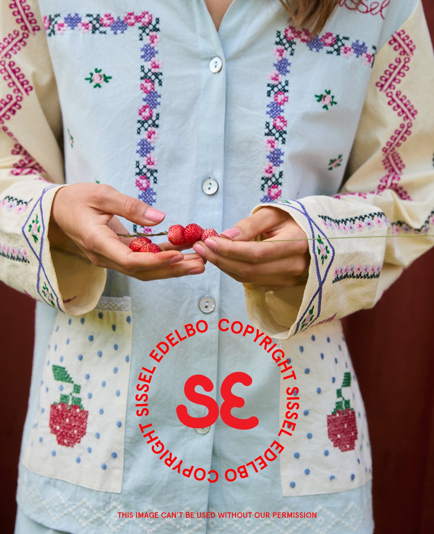 Louise Shirt - Baby Blue